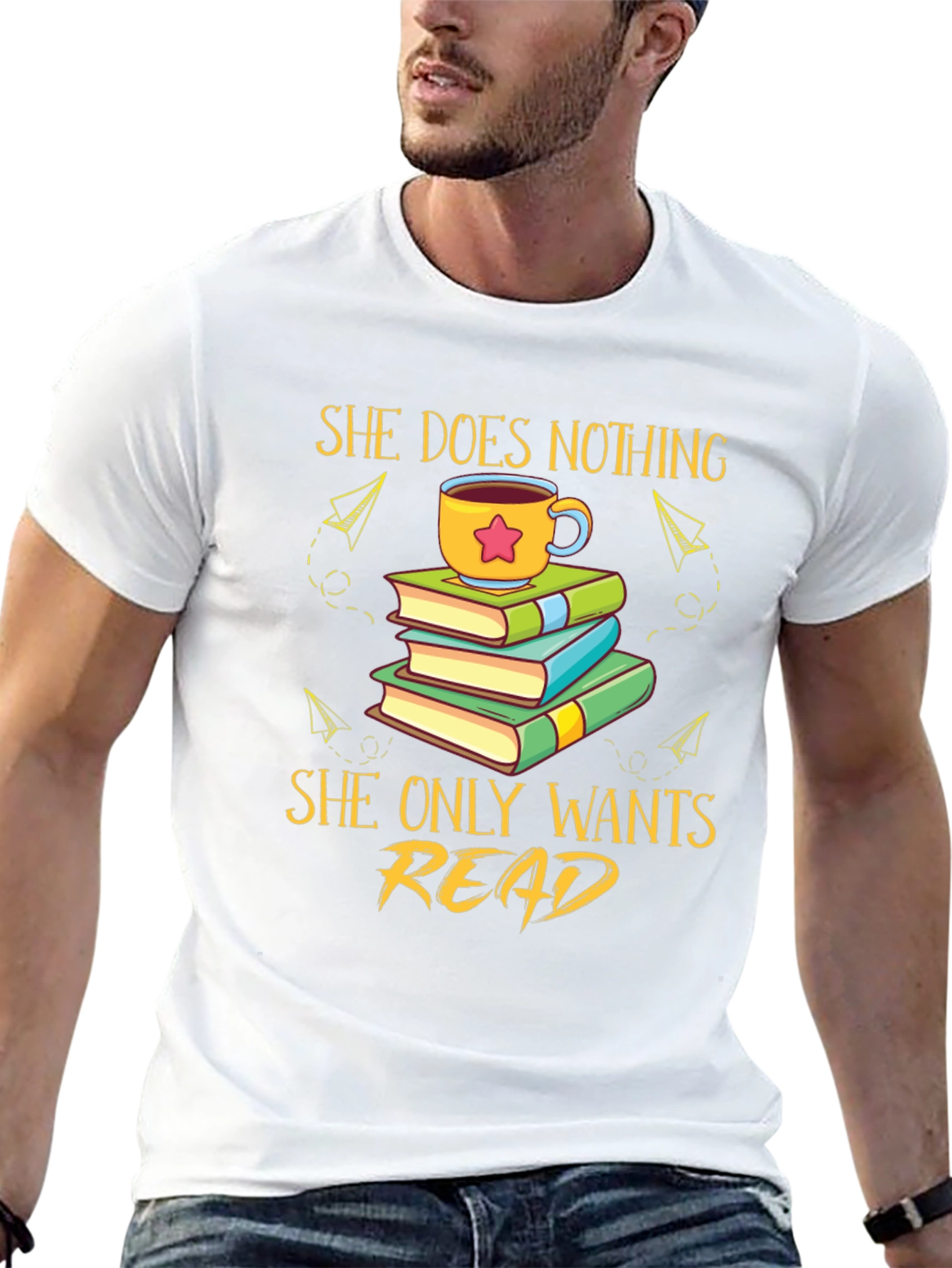 She Does Nothing She Only Wants Read T-Shirt