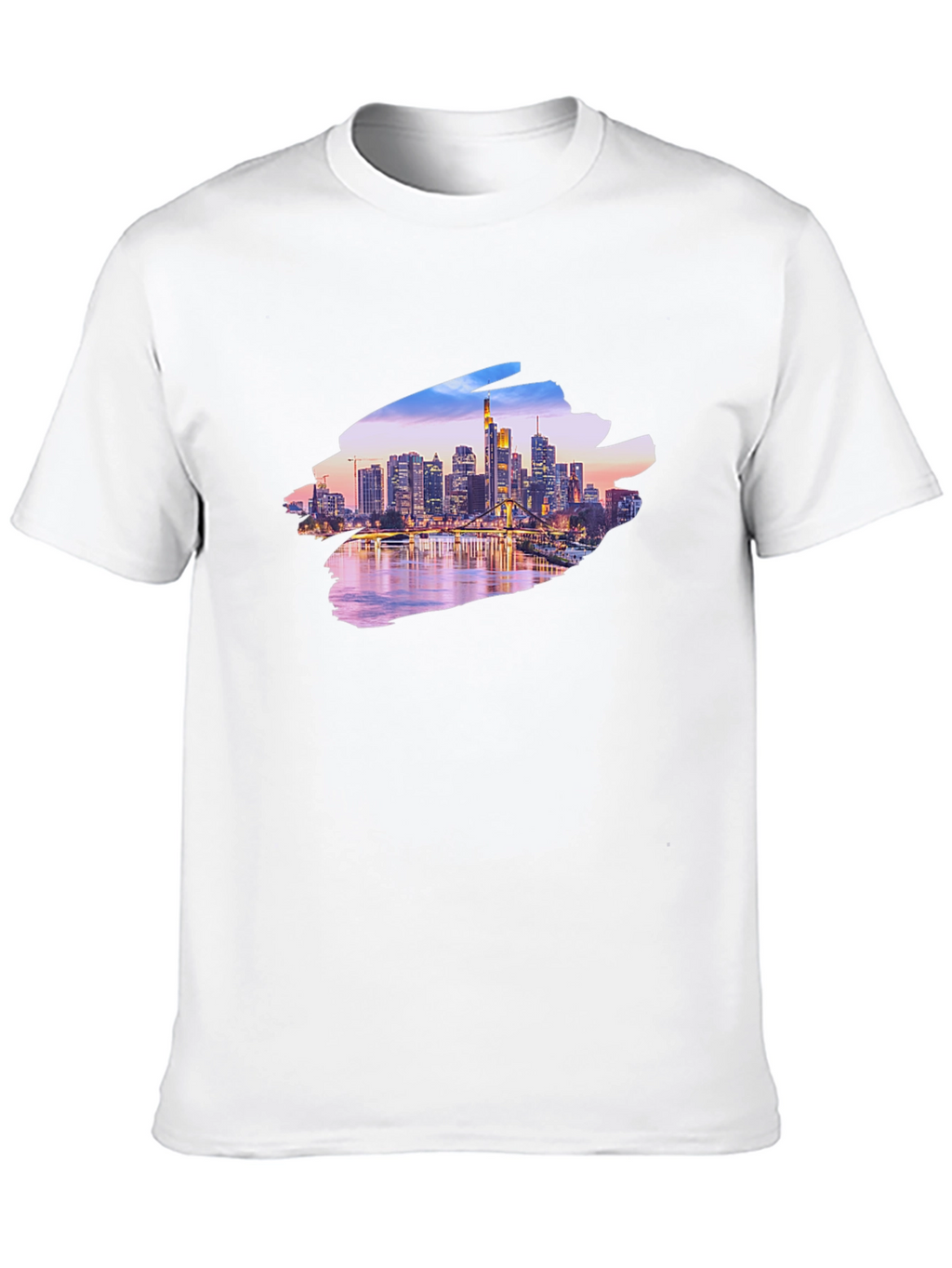 Cityscape Graphic Black T-Shirt