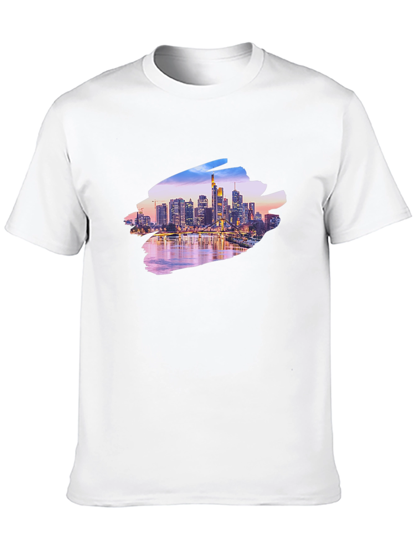 Cityscape Graphic Black T-Shirt