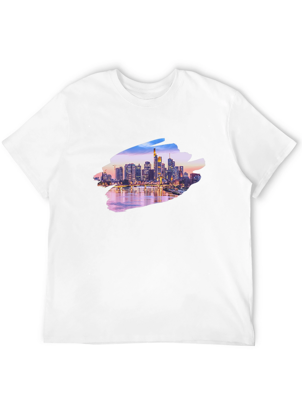 Cityscape Graphic Black T-Shirt