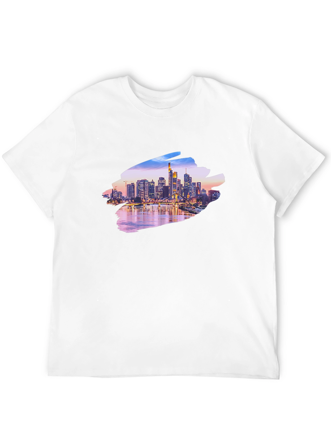 Cityscape Graphic Black T-Shirt