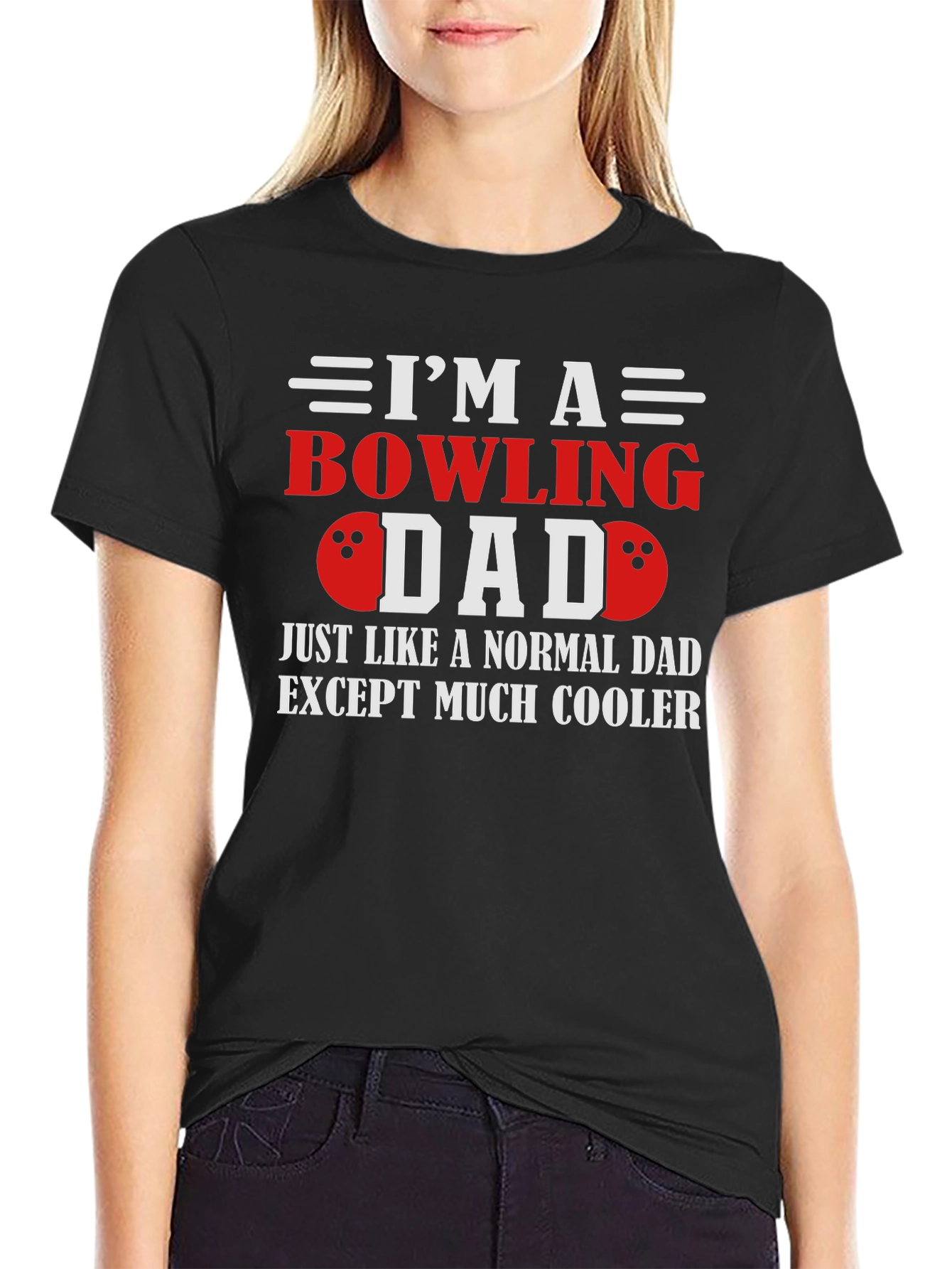 Bowling Dad T-Shirt - Cool Fathers Day Gift
