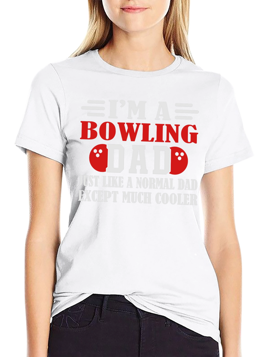 Bowling Dad T-Shirt - Cool Fathers Day Gift
