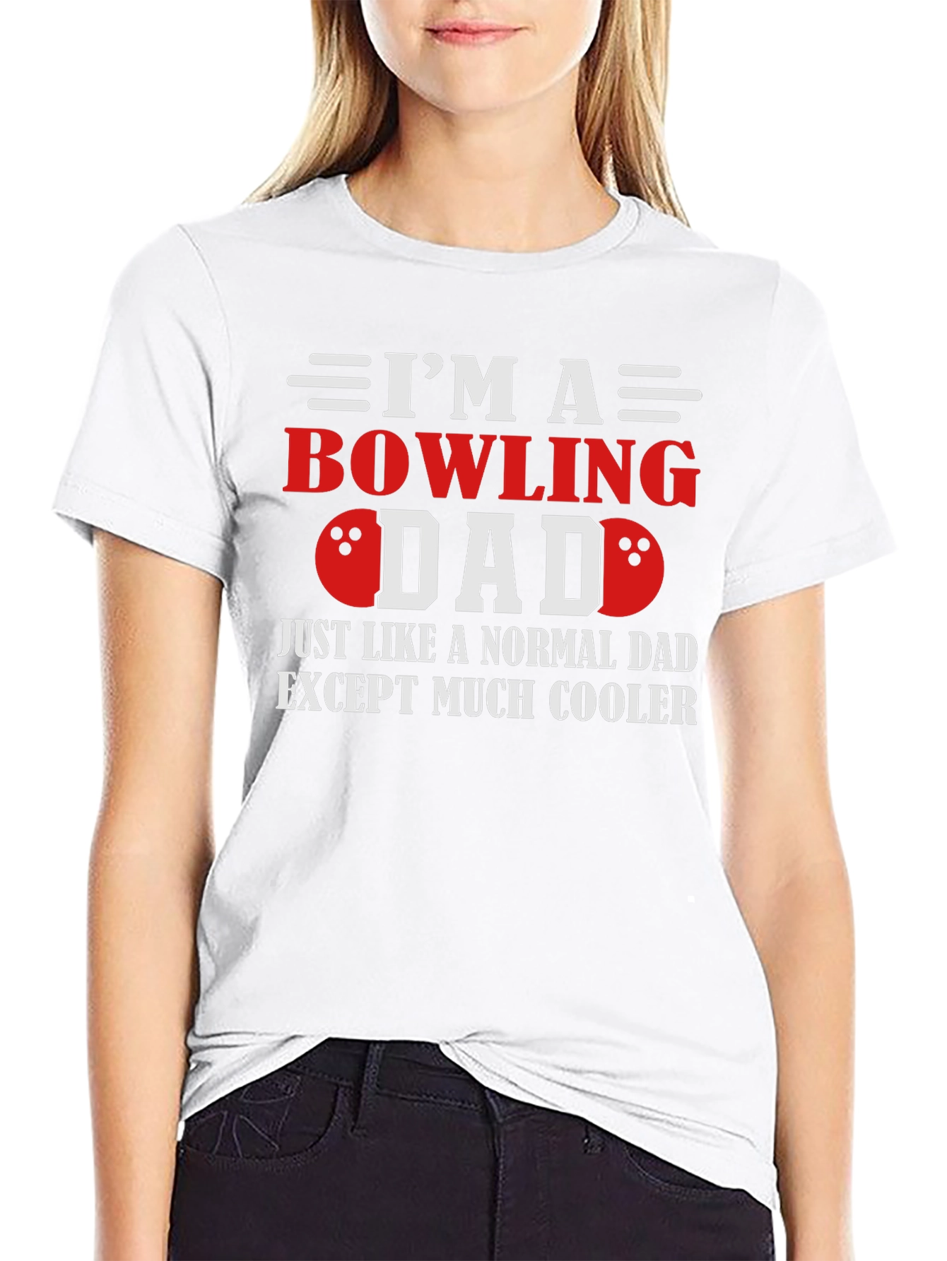 Bowling Dad T-Shirt - Cool Fathers Day Gift