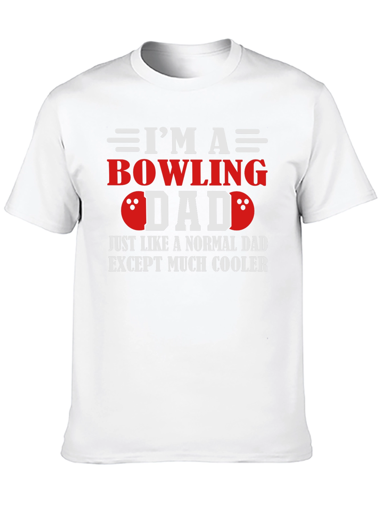 Bowling Dad T-Shirt - Cool Fathers Day Gift
