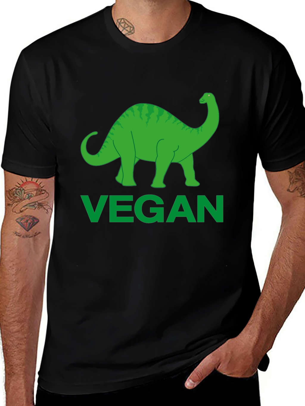 Vegan Dinosaur T-Shirt - Eco-Friendly Style