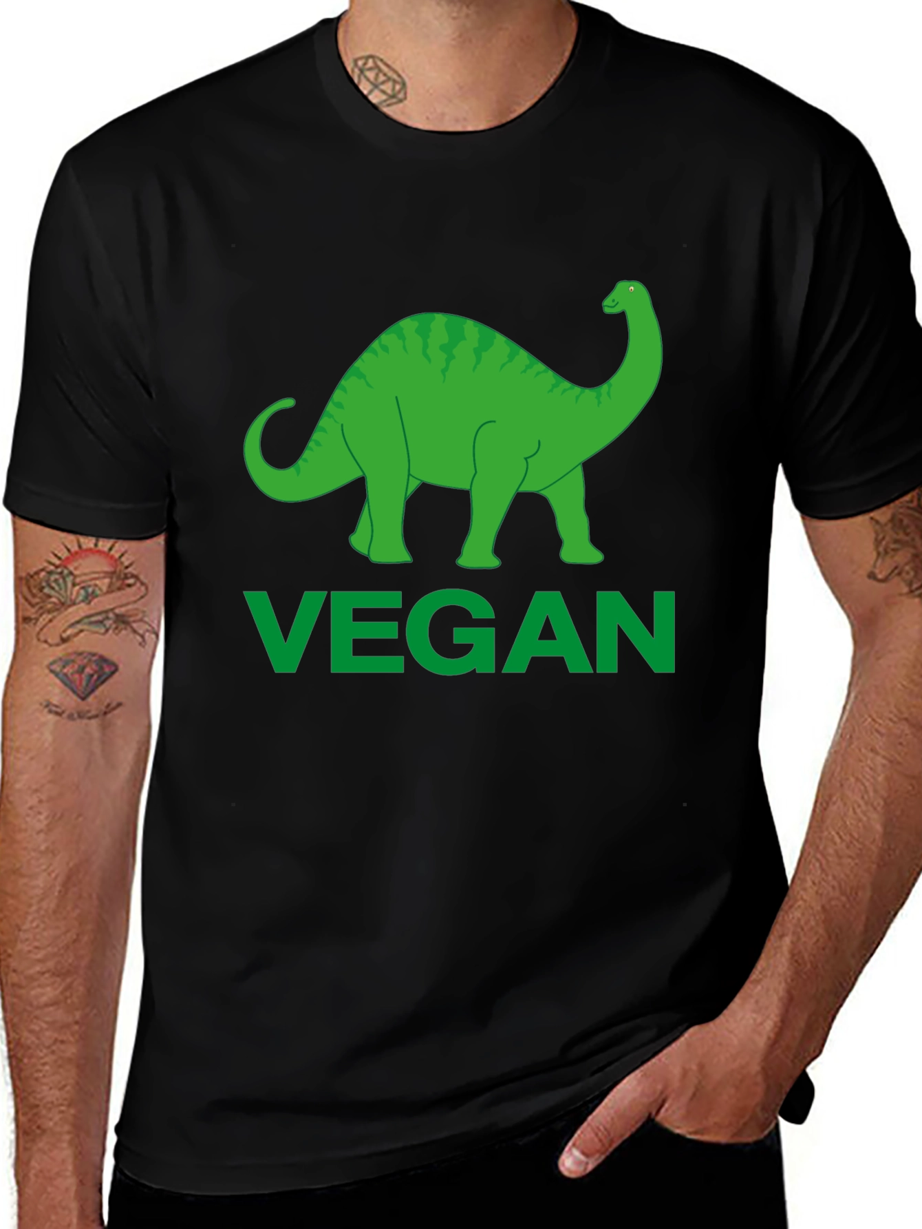 Vegan Dinosaur T-Shirt - Eco-Friendly Style