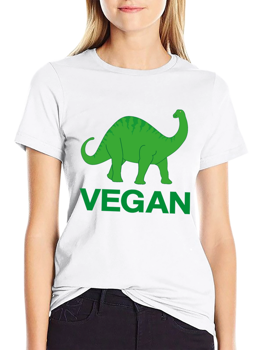 Vegan Dinosaur T-Shirt - Eco-Friendly Style