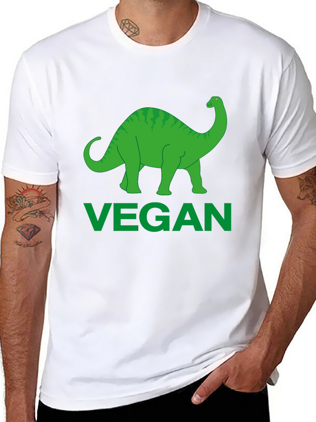 Vegan Dinosaur T-Shirt - Eco-Friendly Style
