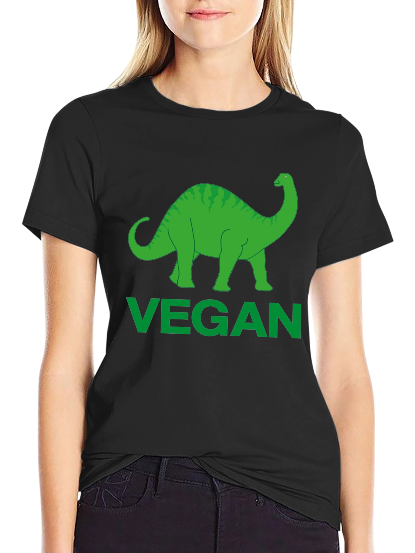 Vegan Dinosaur T-Shirt - Eco-Friendly Style