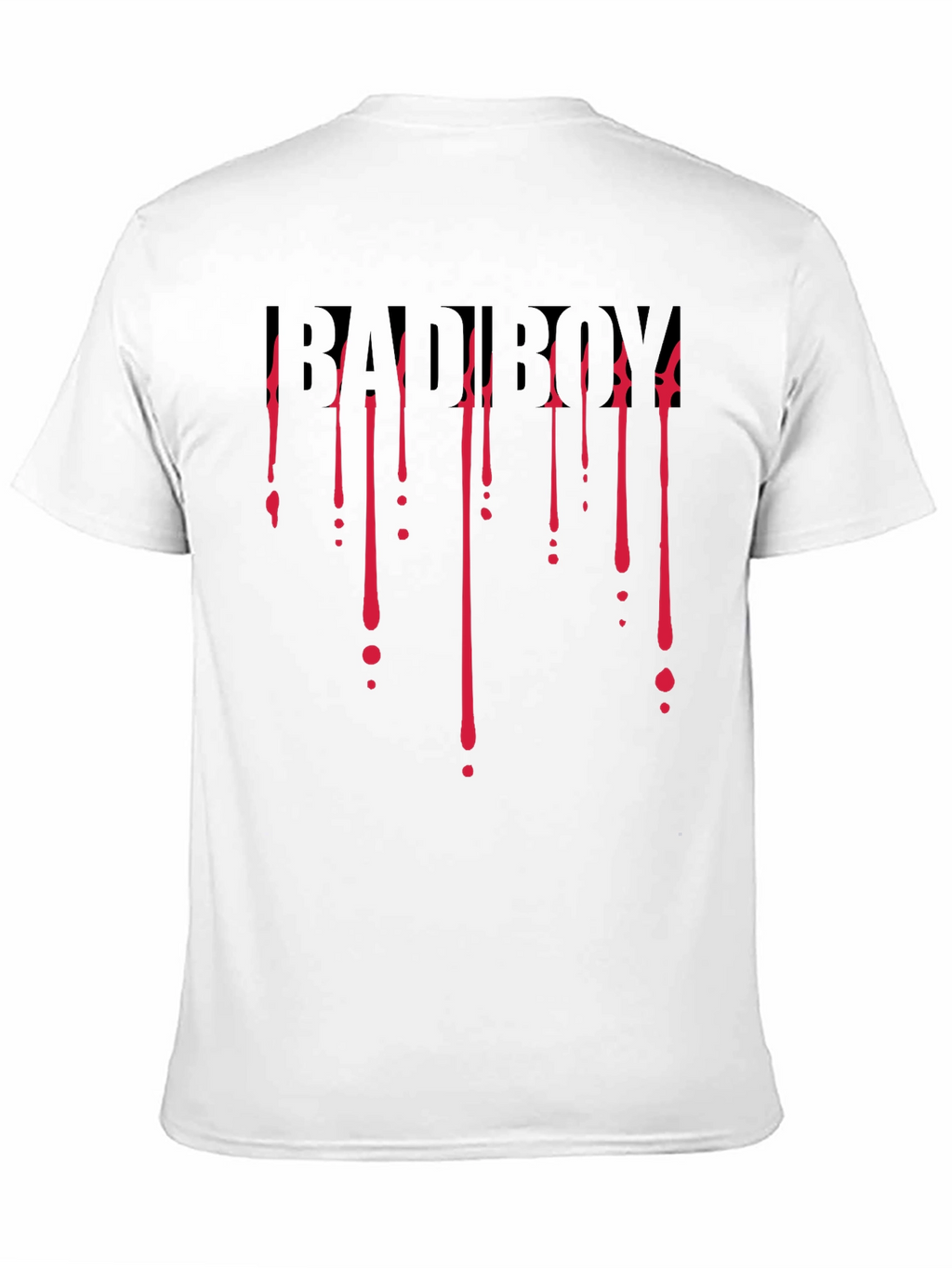 Bad Boy Dripping Blood Graphic Black T-Shirt