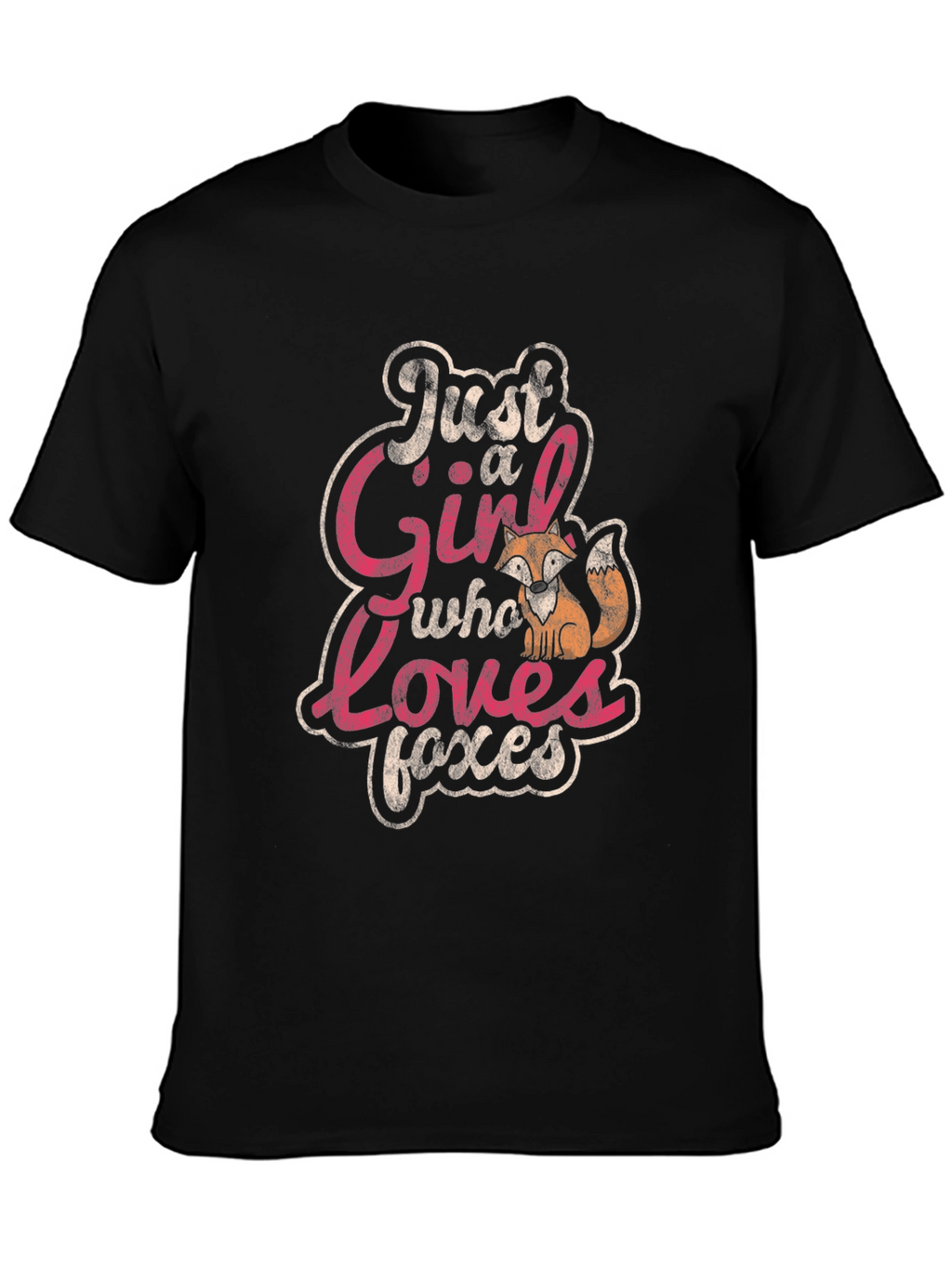 Just a Girl Who Loves Foxes T-Shirt