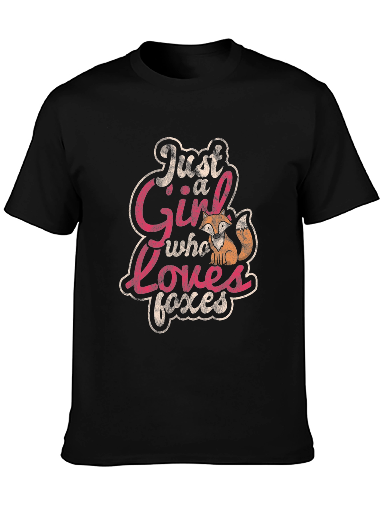 Just a Girl Who Loves Foxes T-Shirt