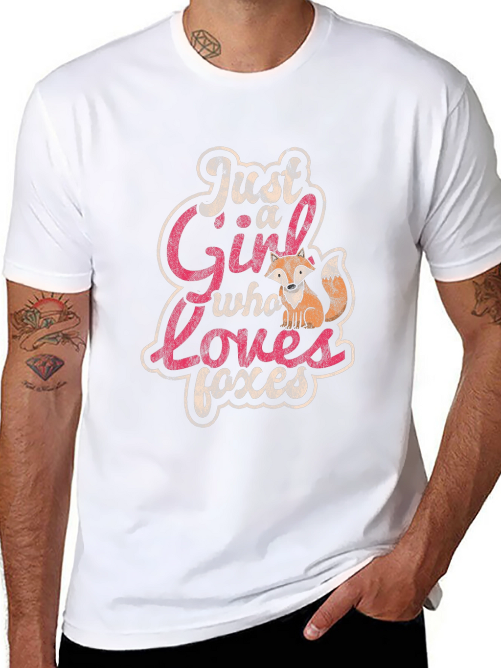 Just a Girl Who Loves Foxes T-Shirt