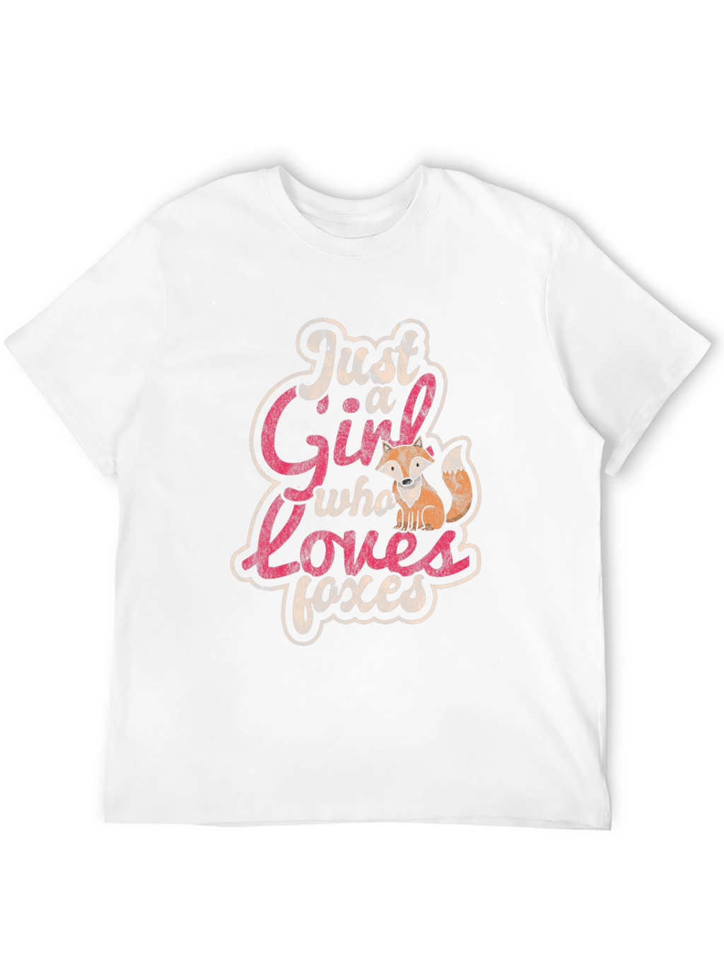 Just a Girl Who Loves Foxes T-Shirt