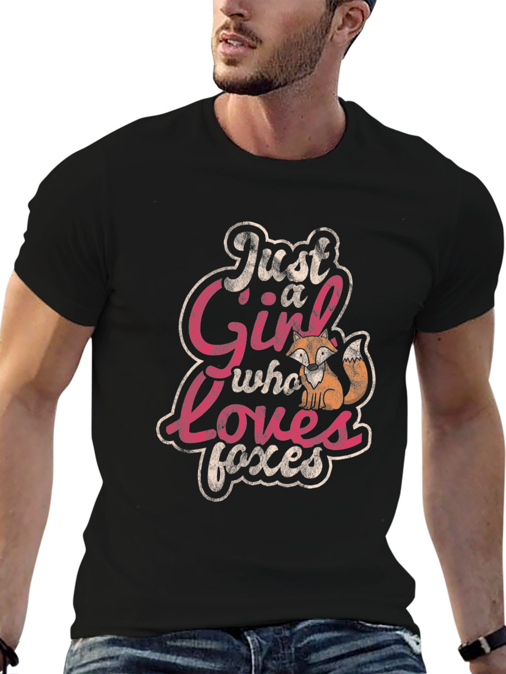 Just a Girl Who Loves Foxes T-Shirt