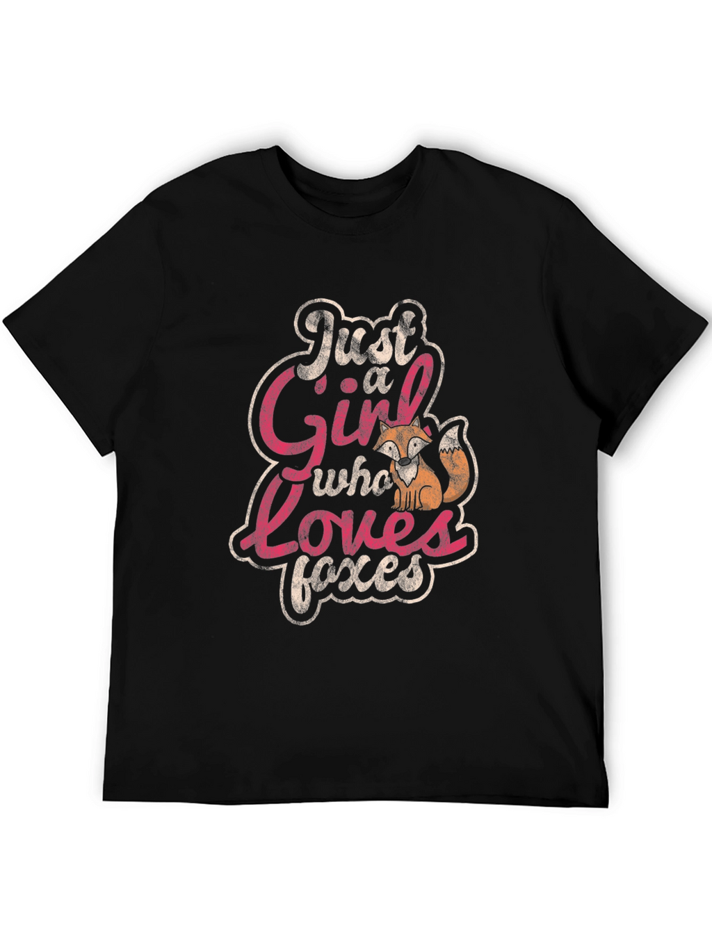 Just a Girl Who Loves Foxes T-Shirt
