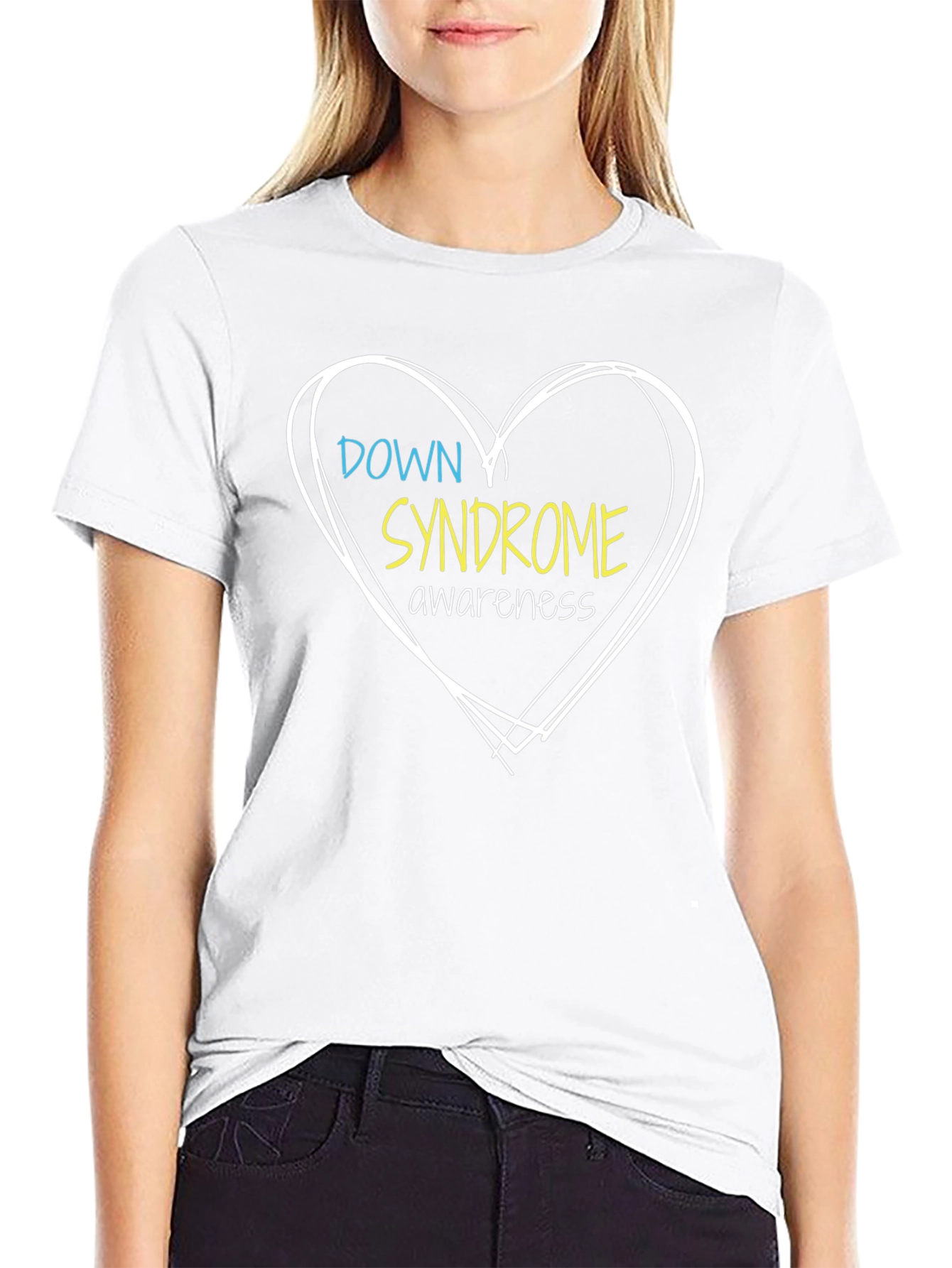 Down Syndrome Awareness T-Shirt - Black