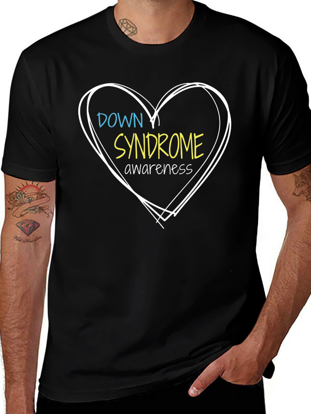 Down Syndrome Awareness T-Shirt - Black