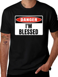 Danger Im Blessed Black T-Shirt