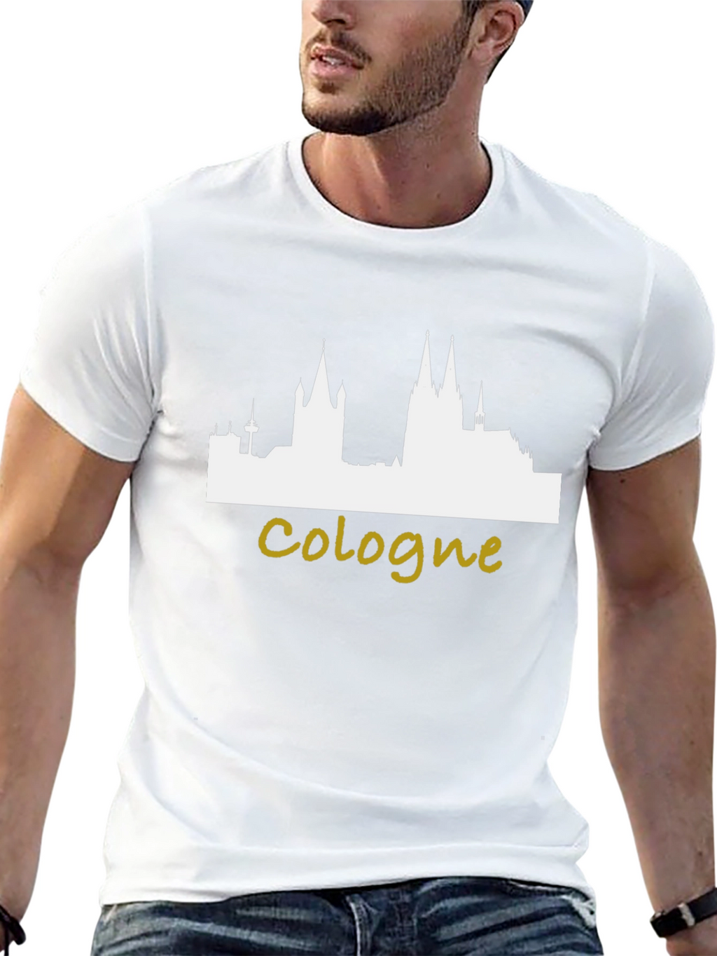 Cologne Skyline T-Shirt - City Souvenir Tee
