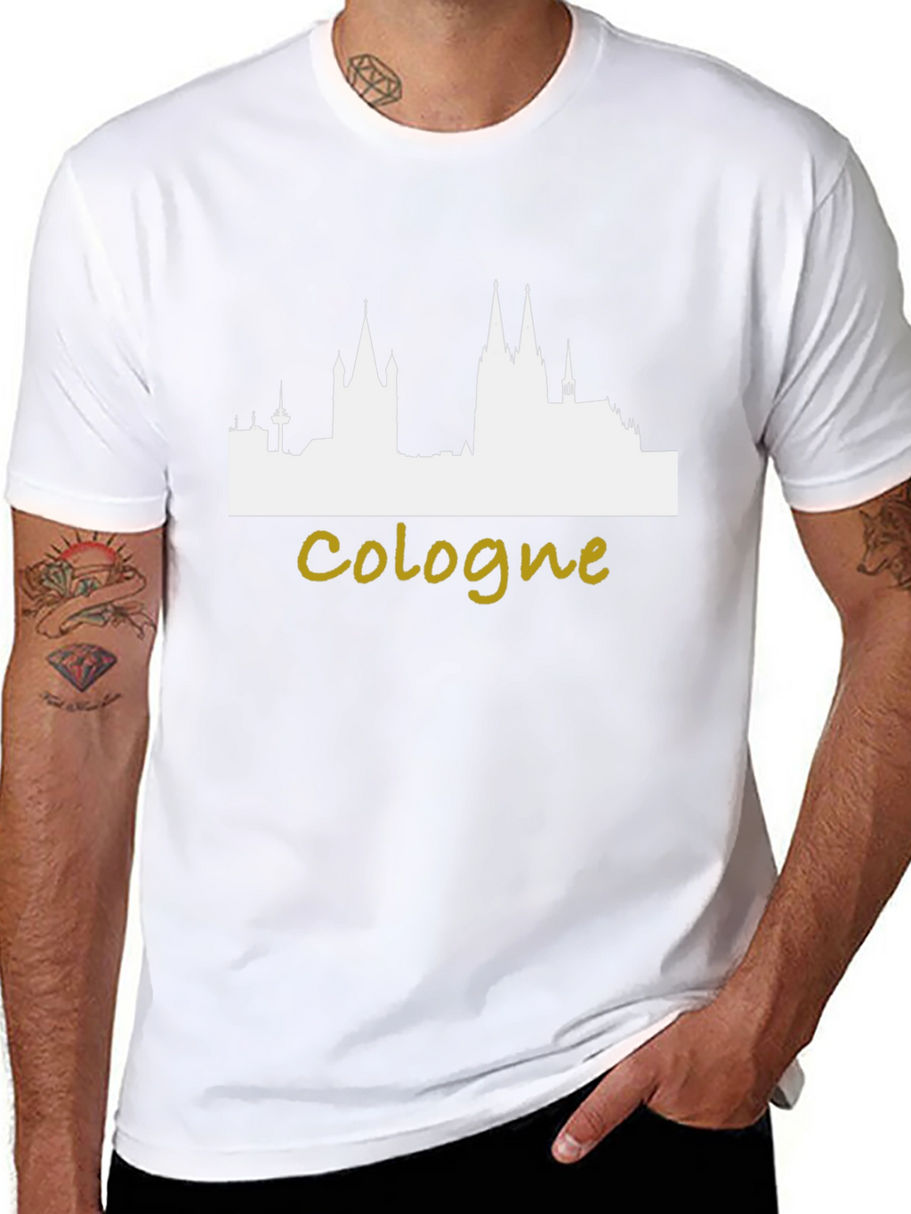 Cologne Skyline T-Shirt - City Souvenir Tee