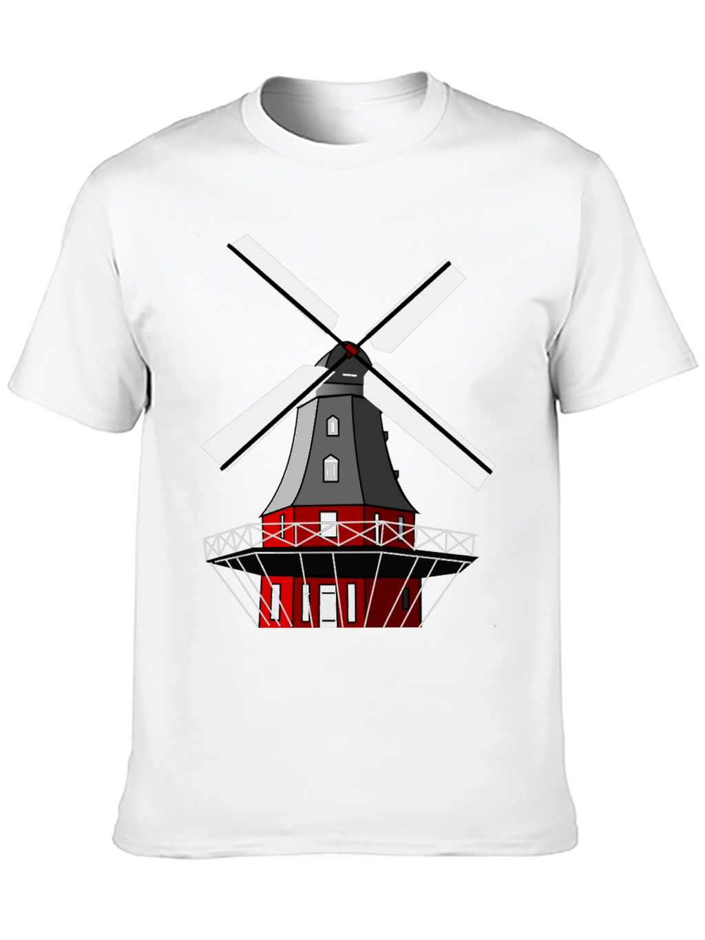 Windmill Graphic Tee - Unique Casual Wear