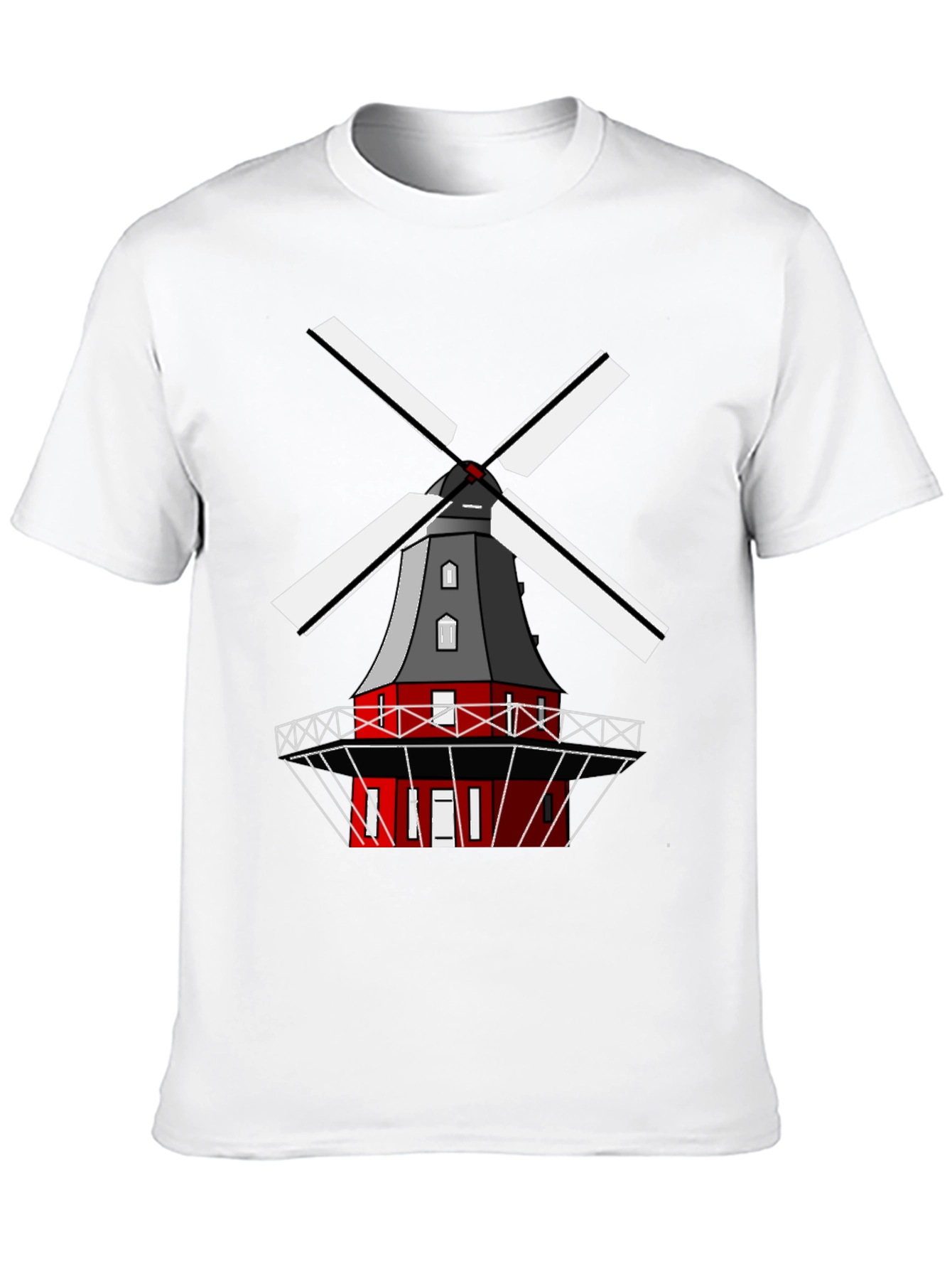 Windmill Graphic Tee - Unique Casual Wear