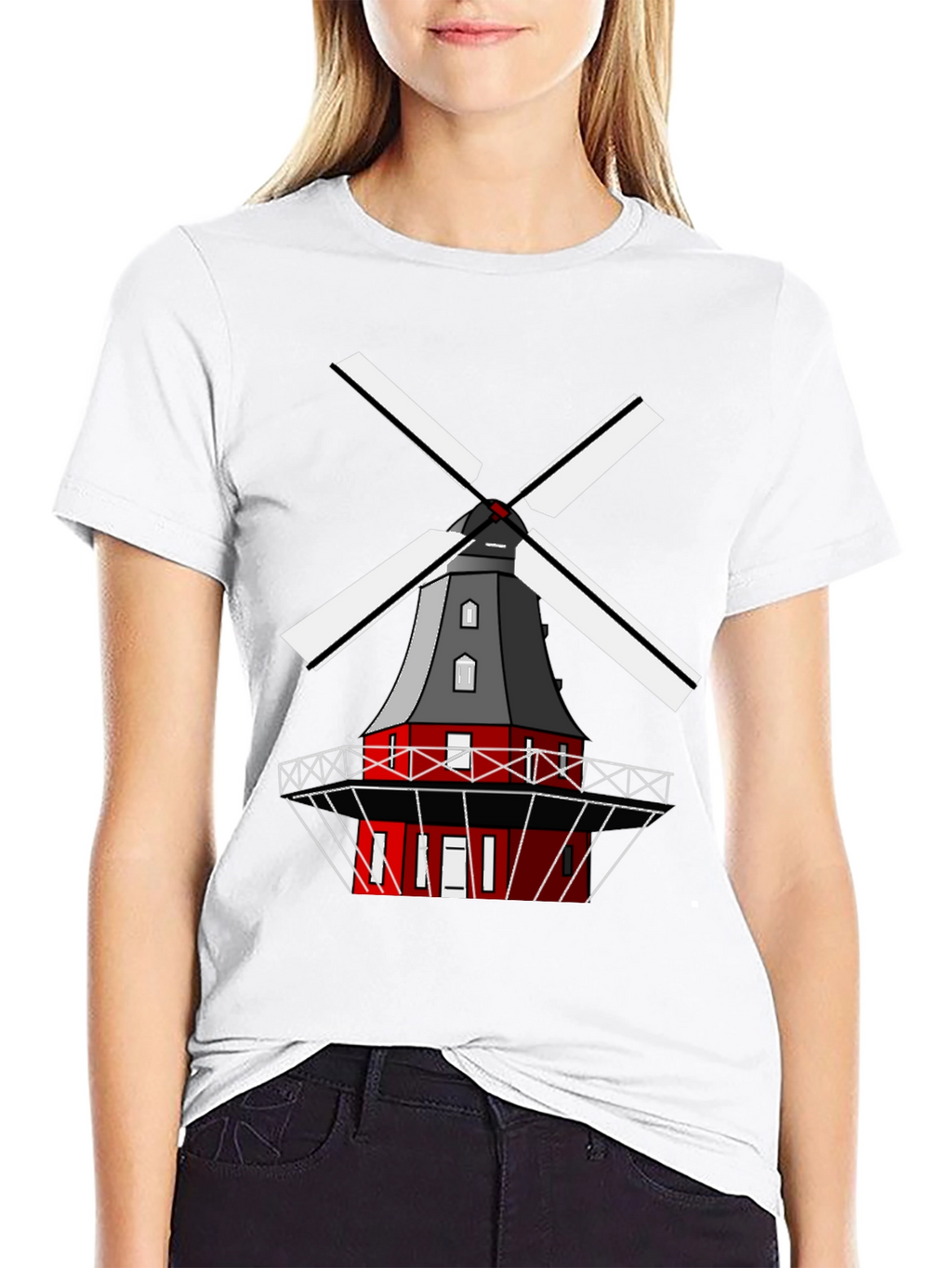 Windmill Graphic Tee - Unique Casual Wear
