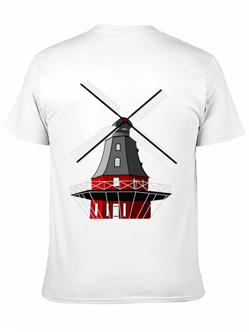 Windmill Graphic Tee - Unique Casual Wear