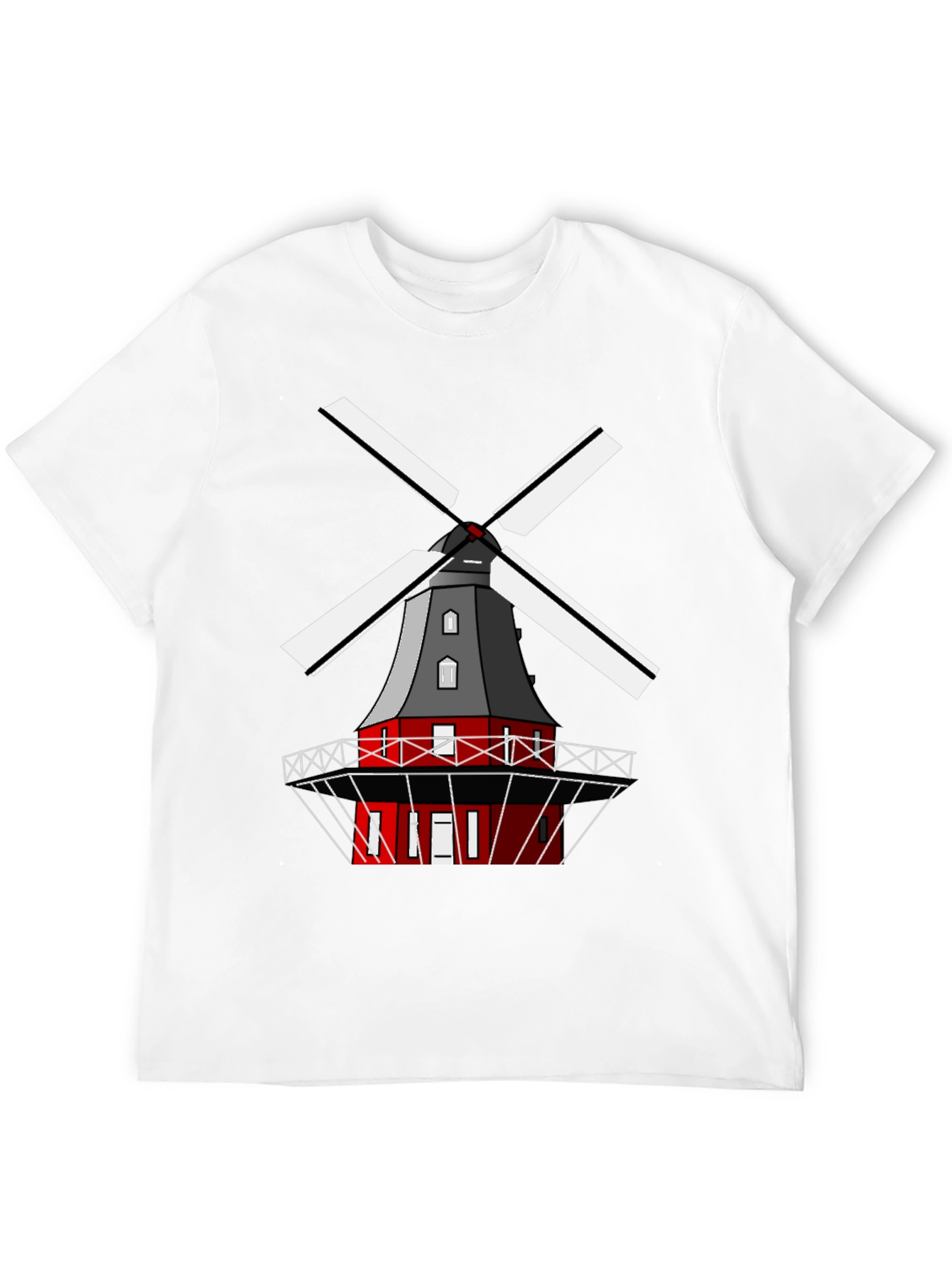 Windmill Graphic Tee - Unique Casual Wear