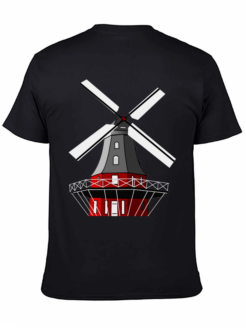 Windmill Graphic Tee - Unique Casual Wear