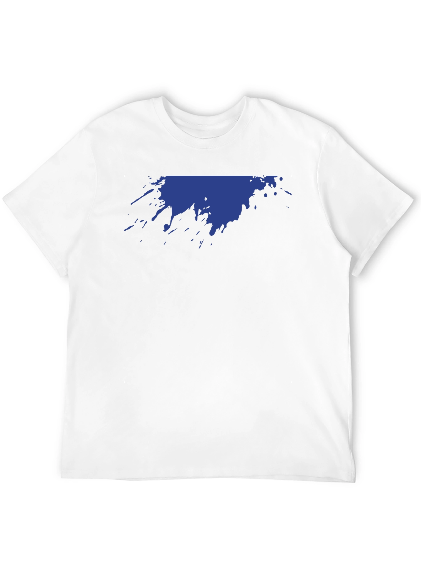 Abstract Splatter Graphic Tee - Black