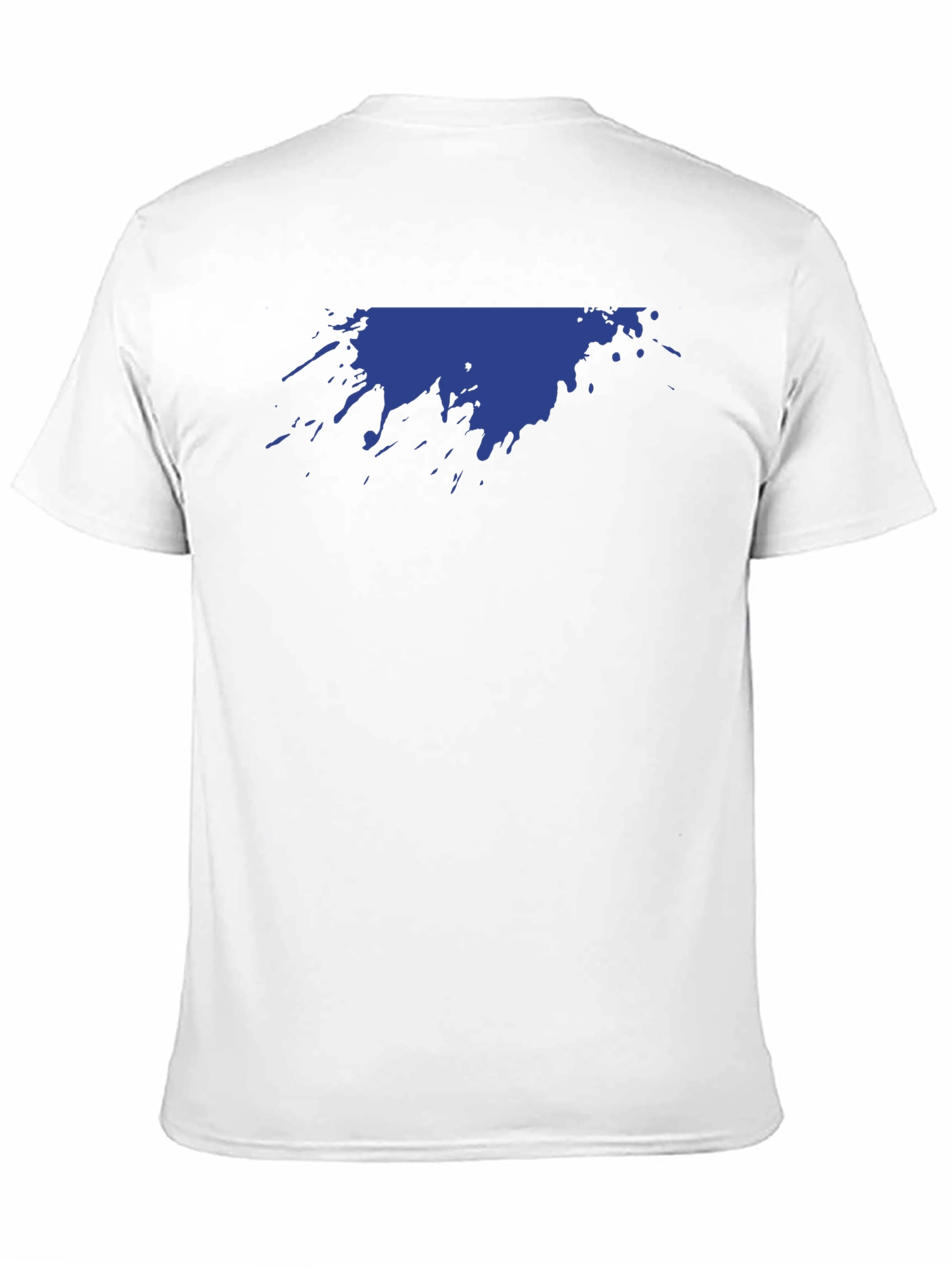 Abstract Splatter Graphic Tee - Black