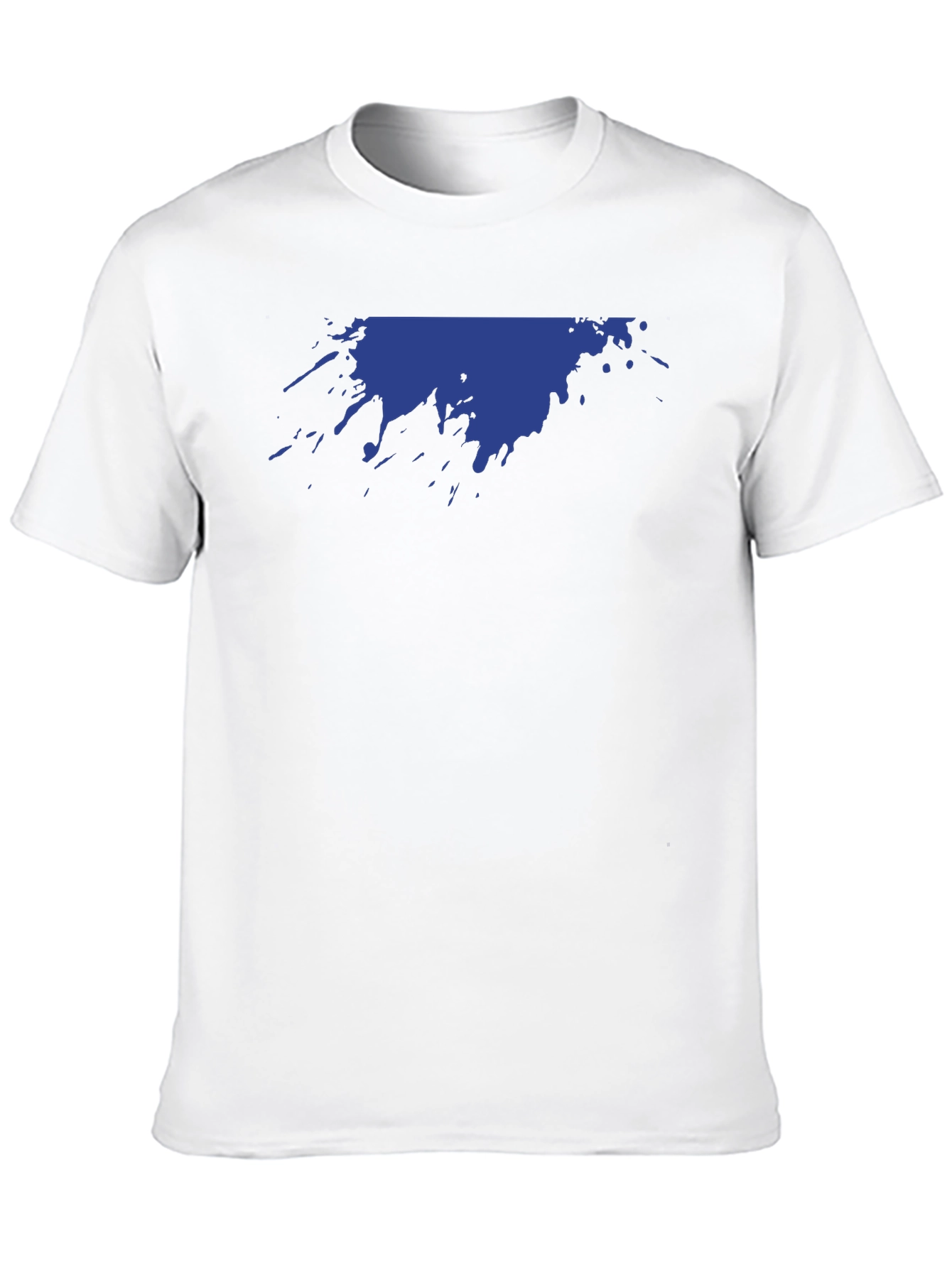 Abstract Splatter Graphic Tee - Black