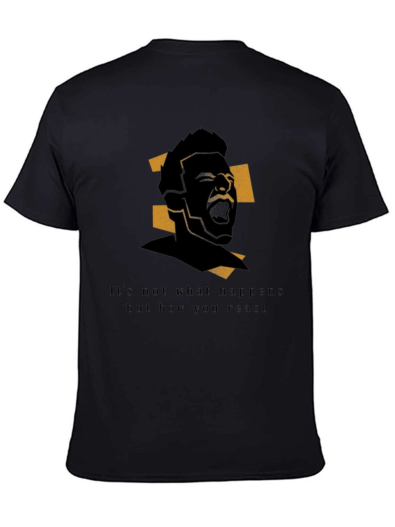 Motivational Graphic Print Tee - Its Not What Happens