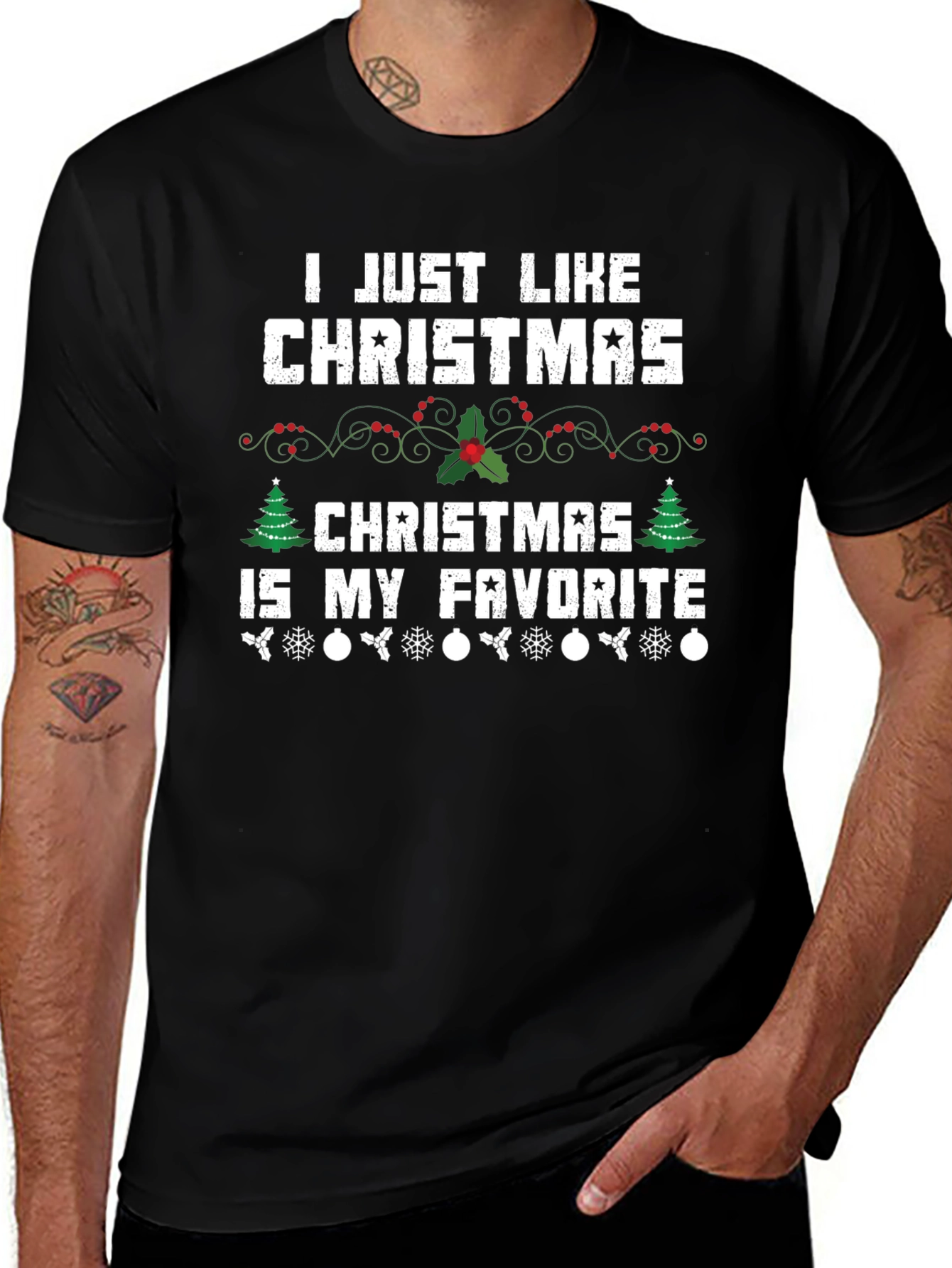 Funny Christmas T-Shirt: Christmas Is My Favorite