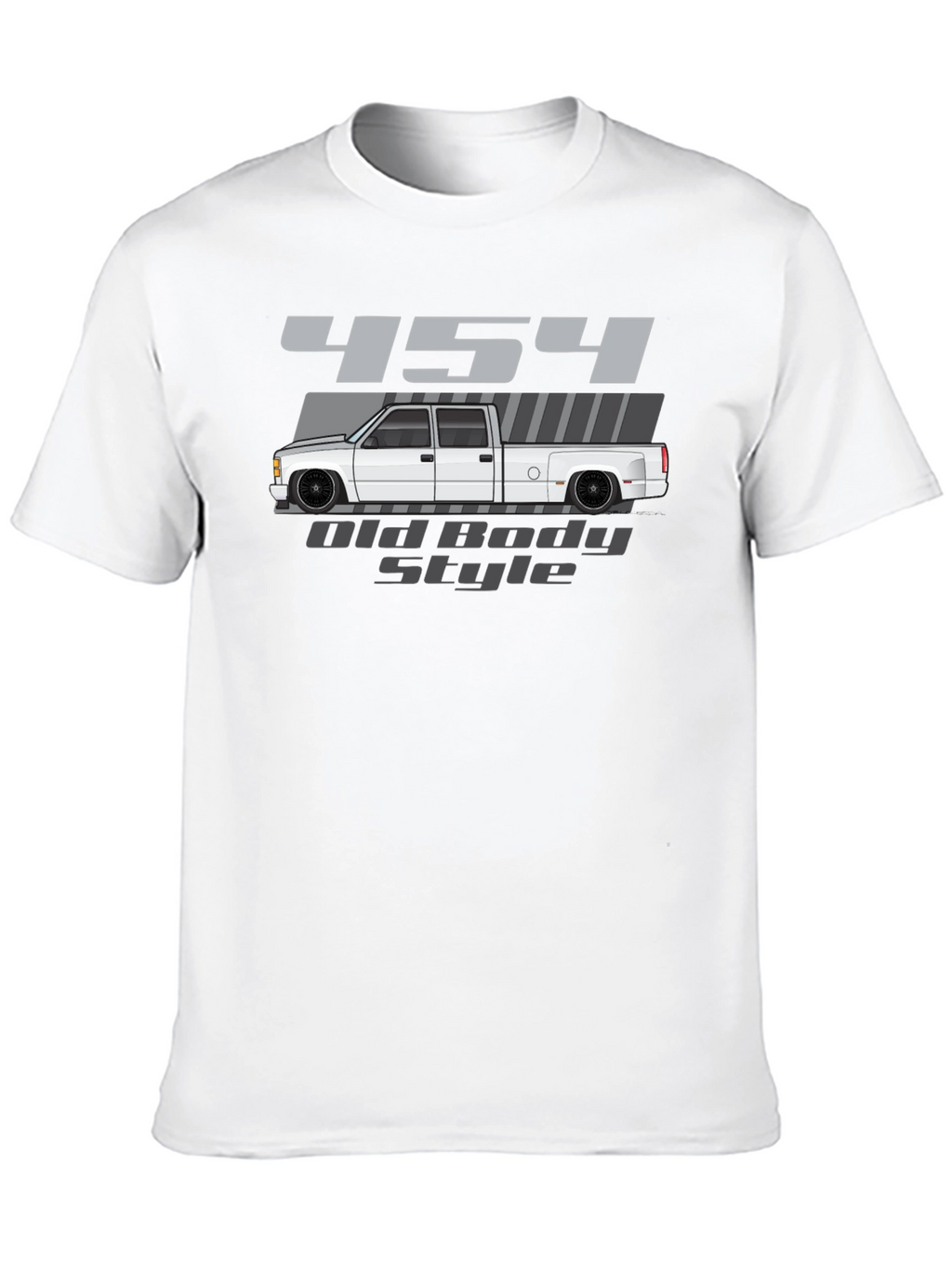 454 Old Body Style Truck Graphic Tee - Black
