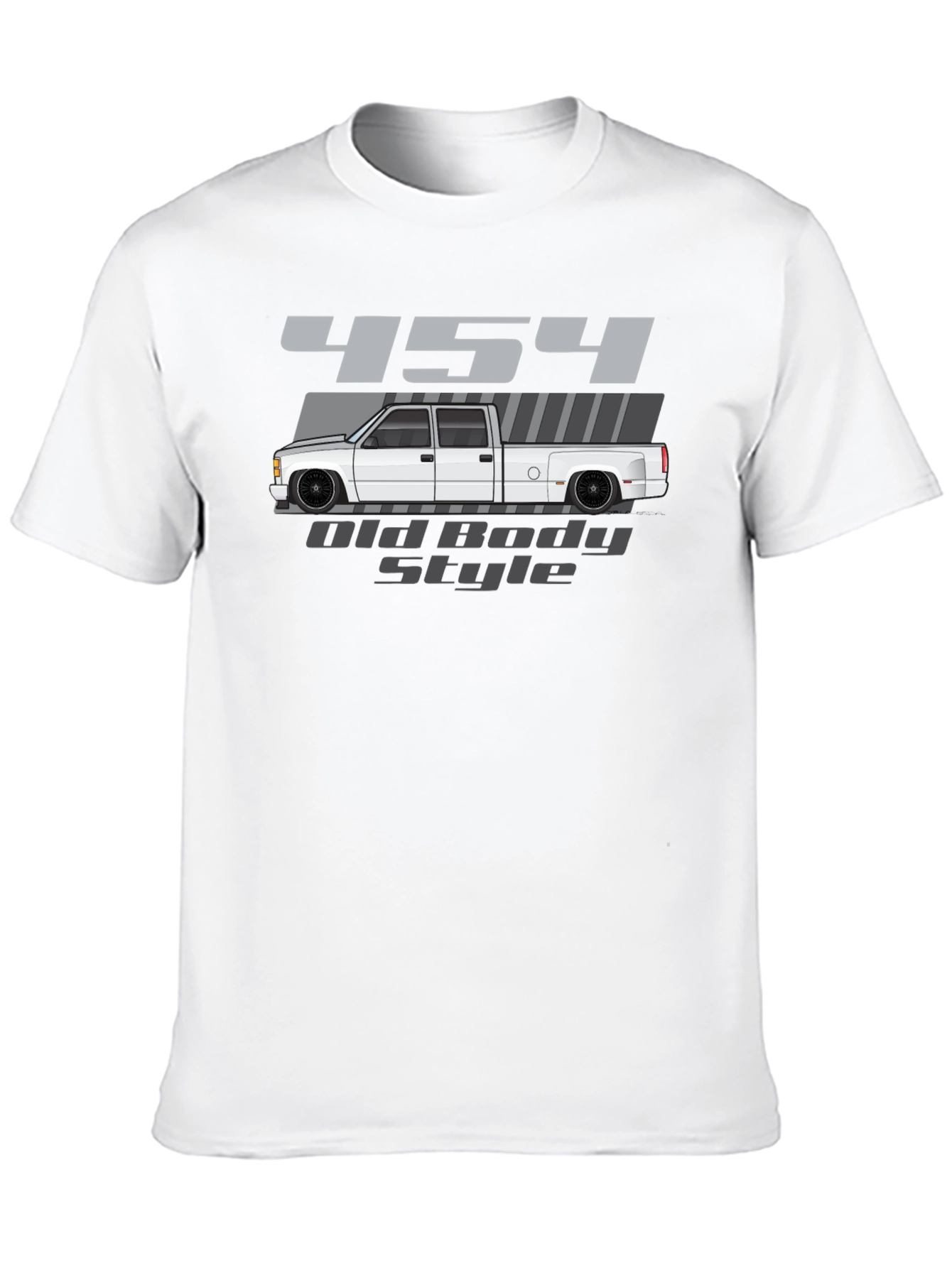 454 Old Body Style Truck Graphic Tee - Black