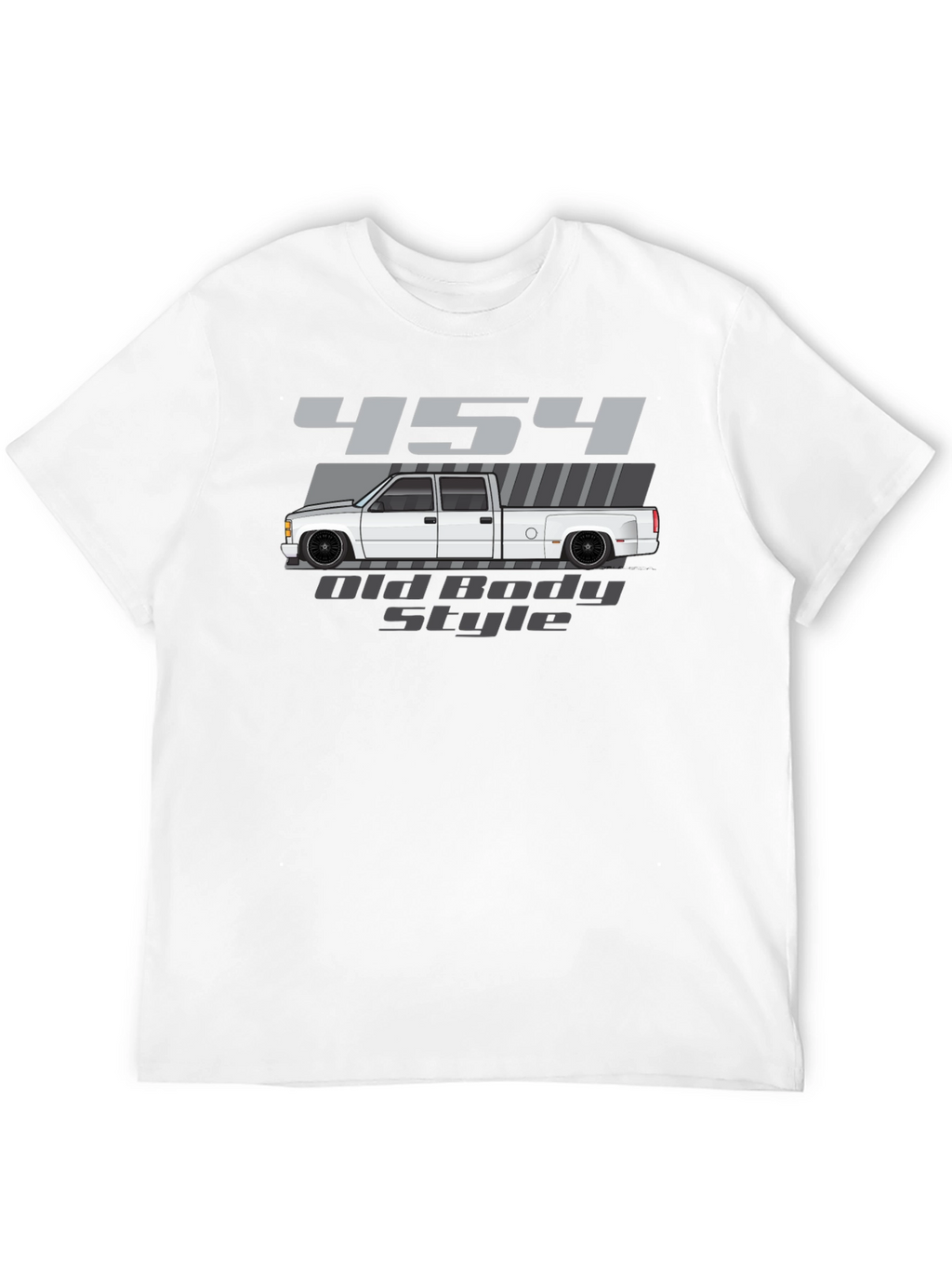 454 Old Body Style Truck Graphic Tee - Black