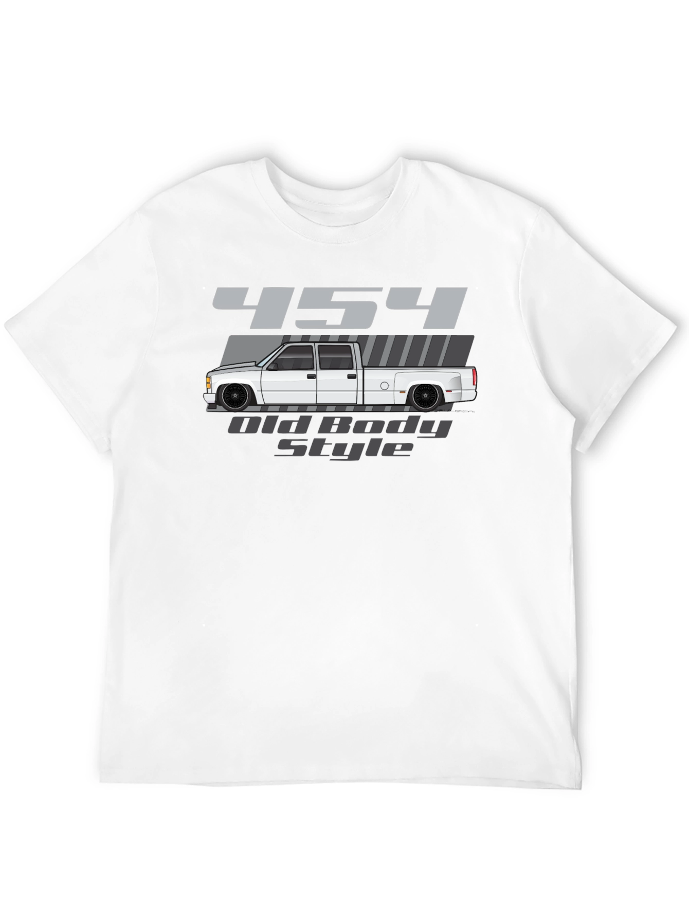 454 Old Body Style Truck Graphic Tee - Black