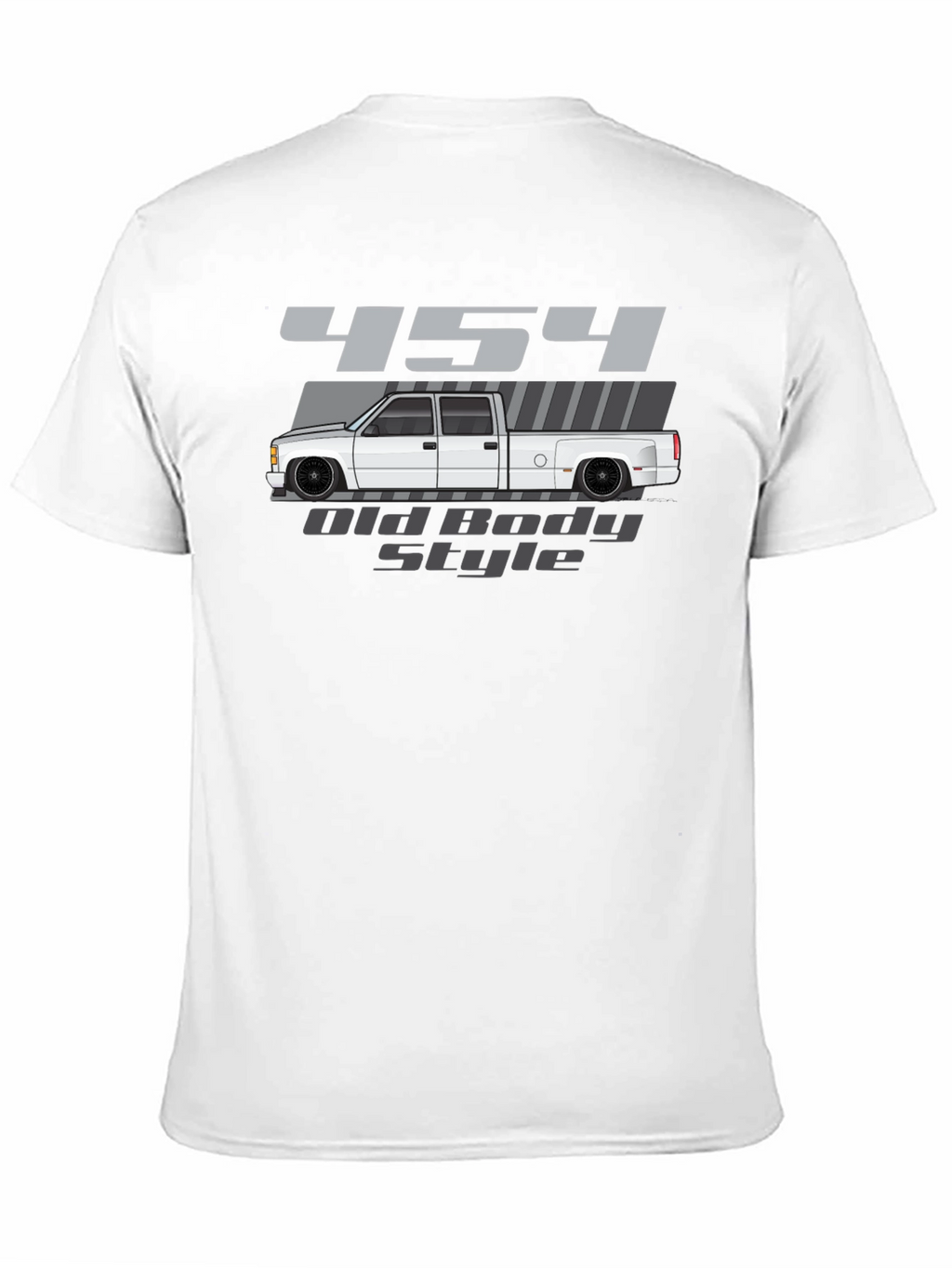 454 Old Body Style Truck Graphic Tee - Black