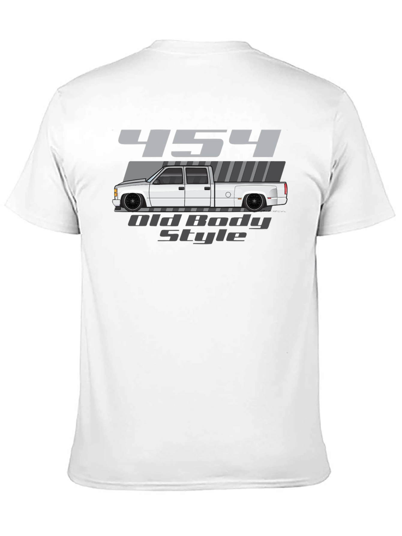 454 Old Body Style Truck Graphic Tee - Black