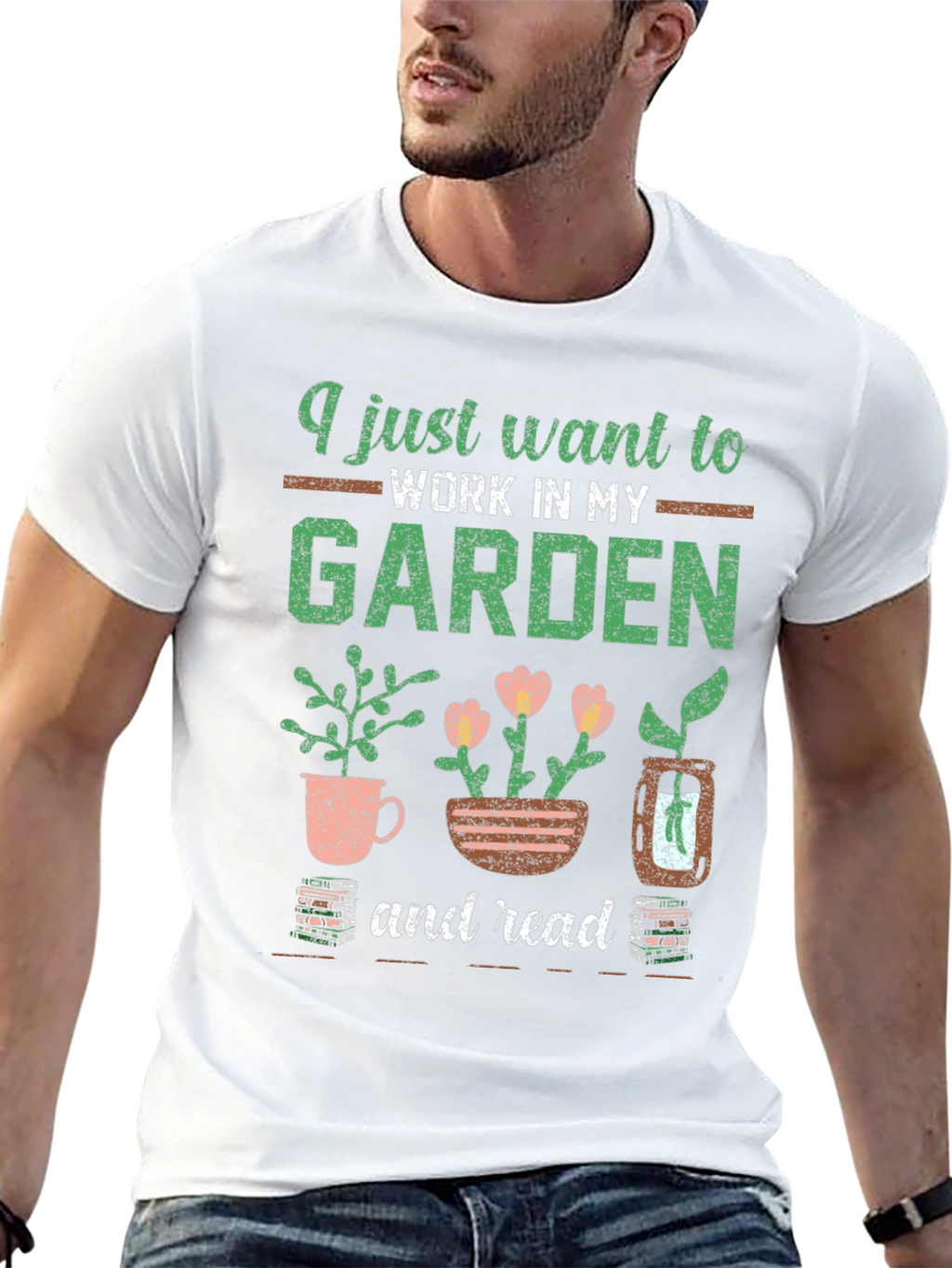 Gardening & Reading T-Shirt