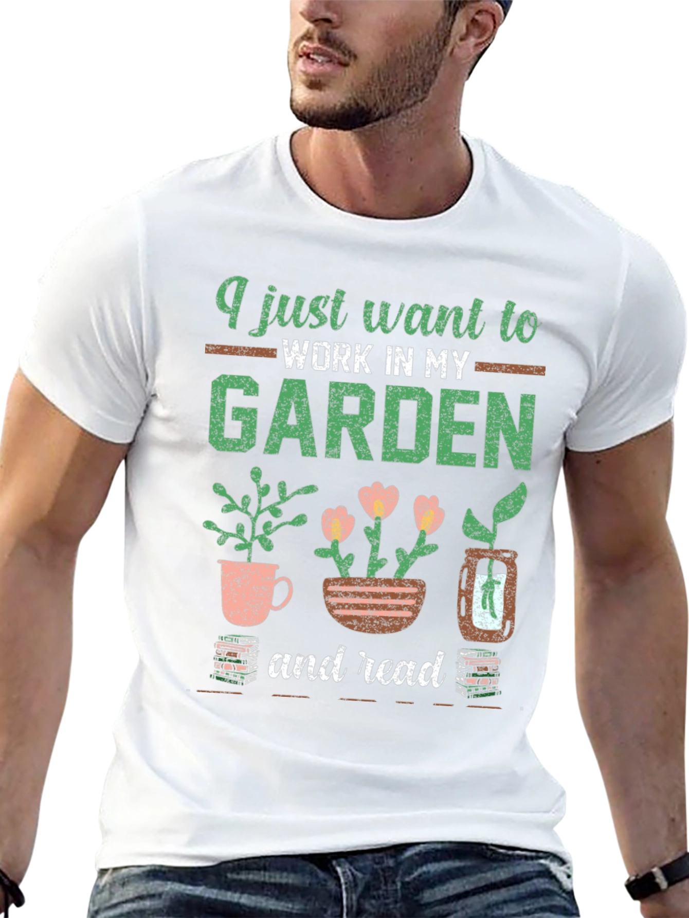 Gardening & Reading T-Shirt