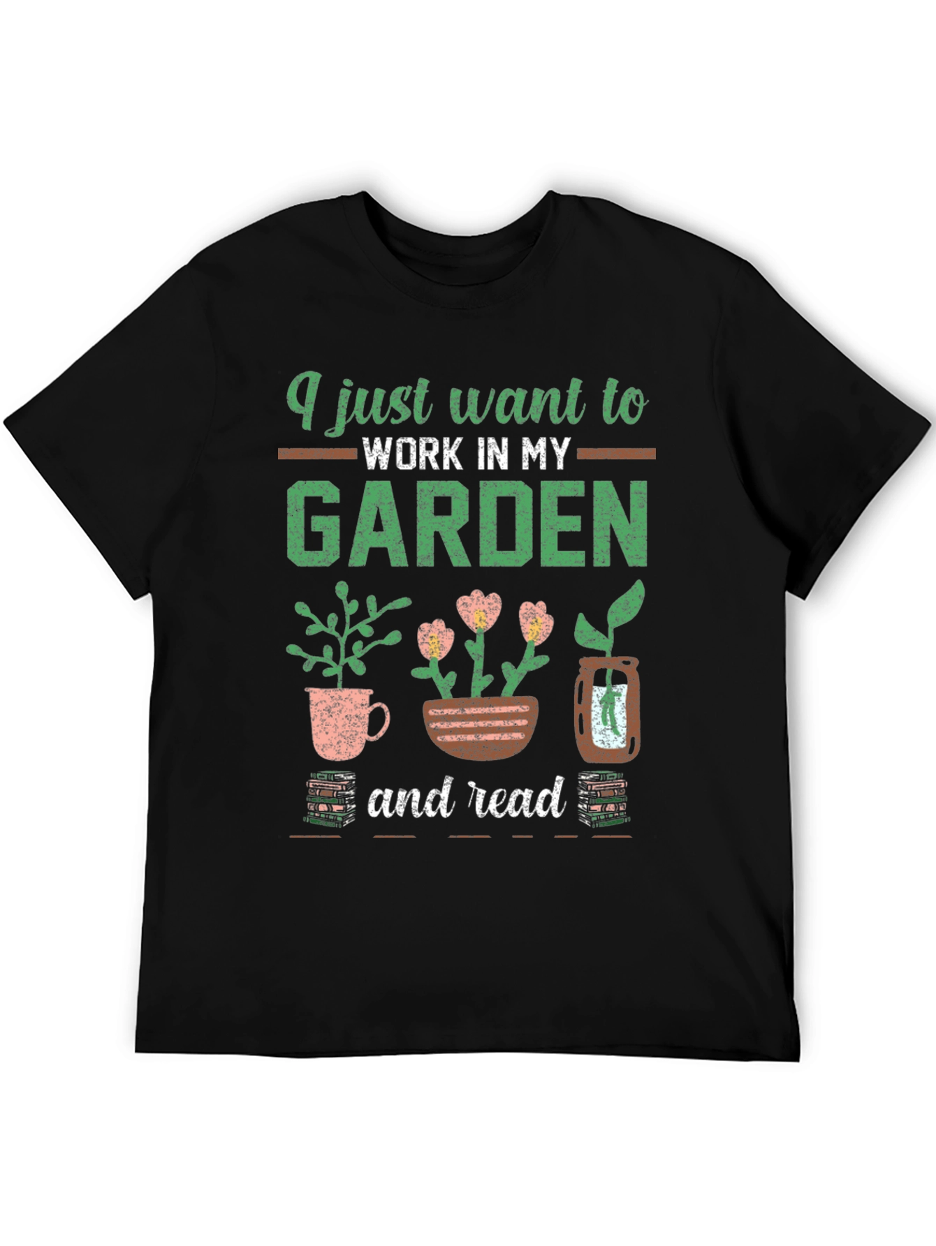 Gardening & Reading T-Shirt