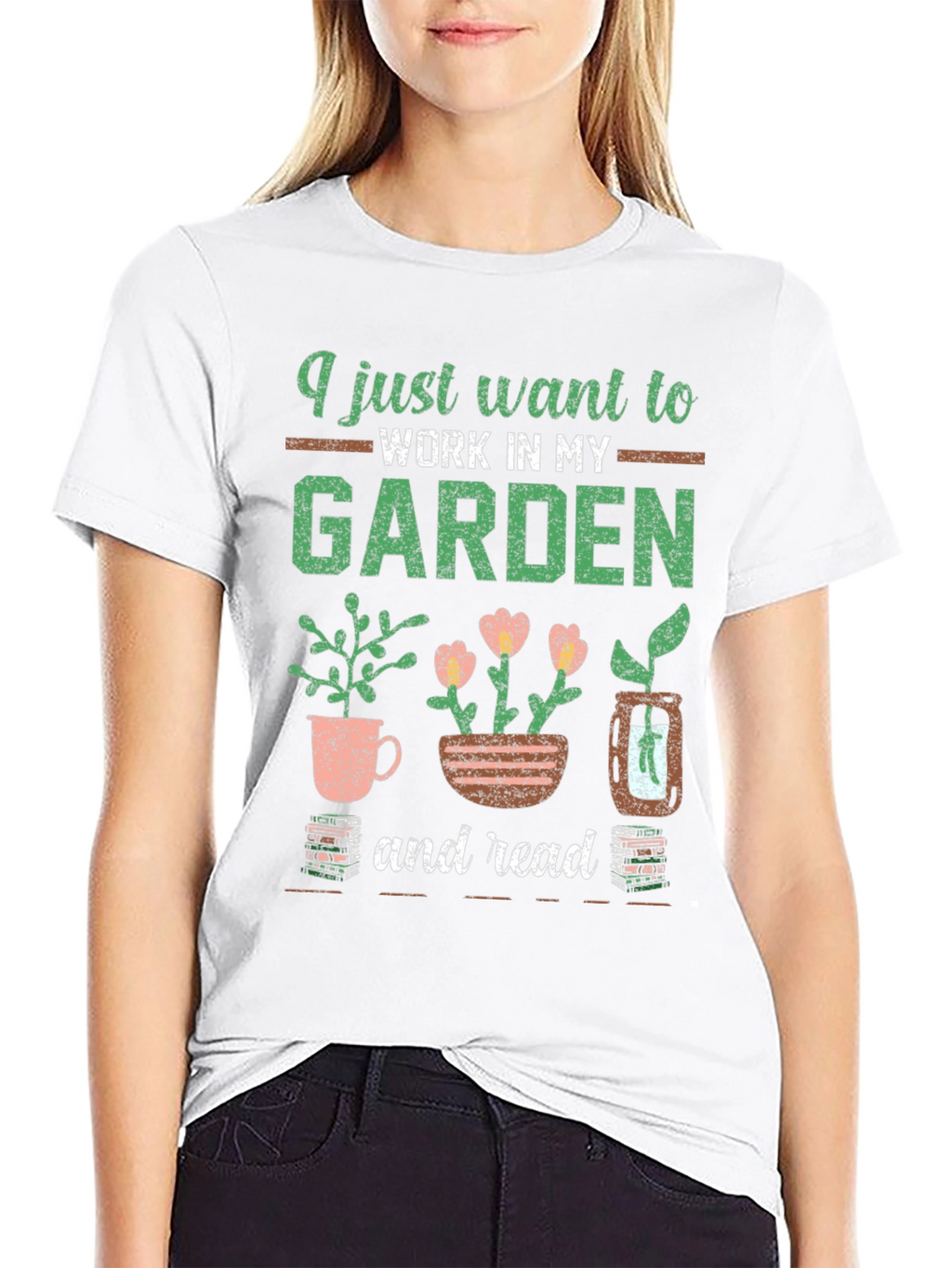 Gardening & Reading T-Shirt