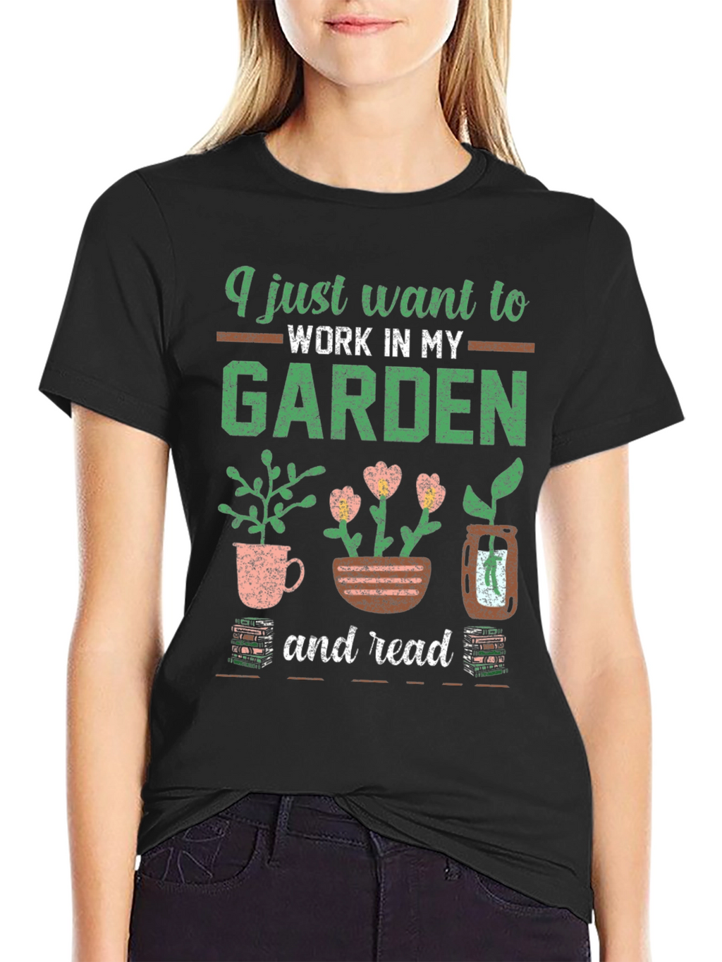 Gardening & Reading T-Shirt