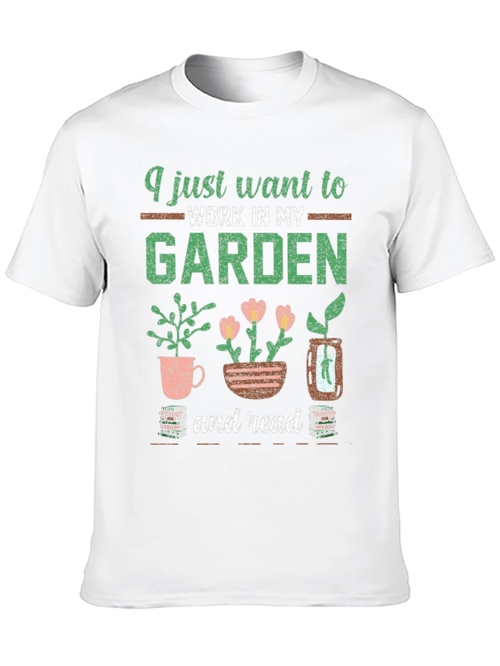 Gardening & Reading T-Shirt