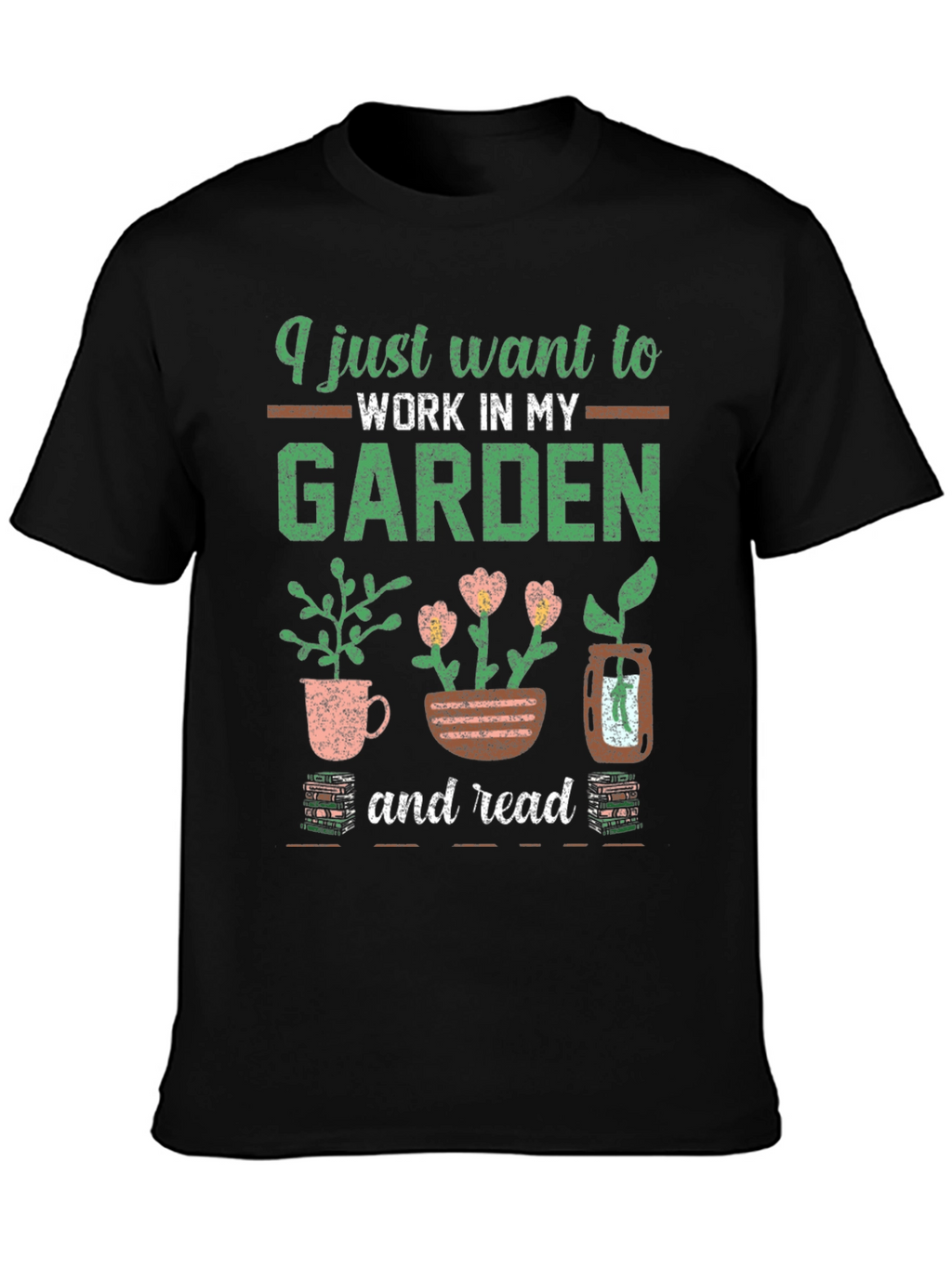 Gardening & Reading T-Shirt